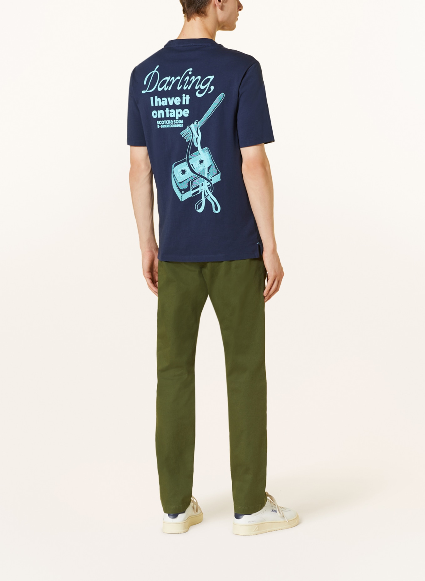 SCOTCH & SODA T-shirt, Color: DARK BLUE (Image 2)