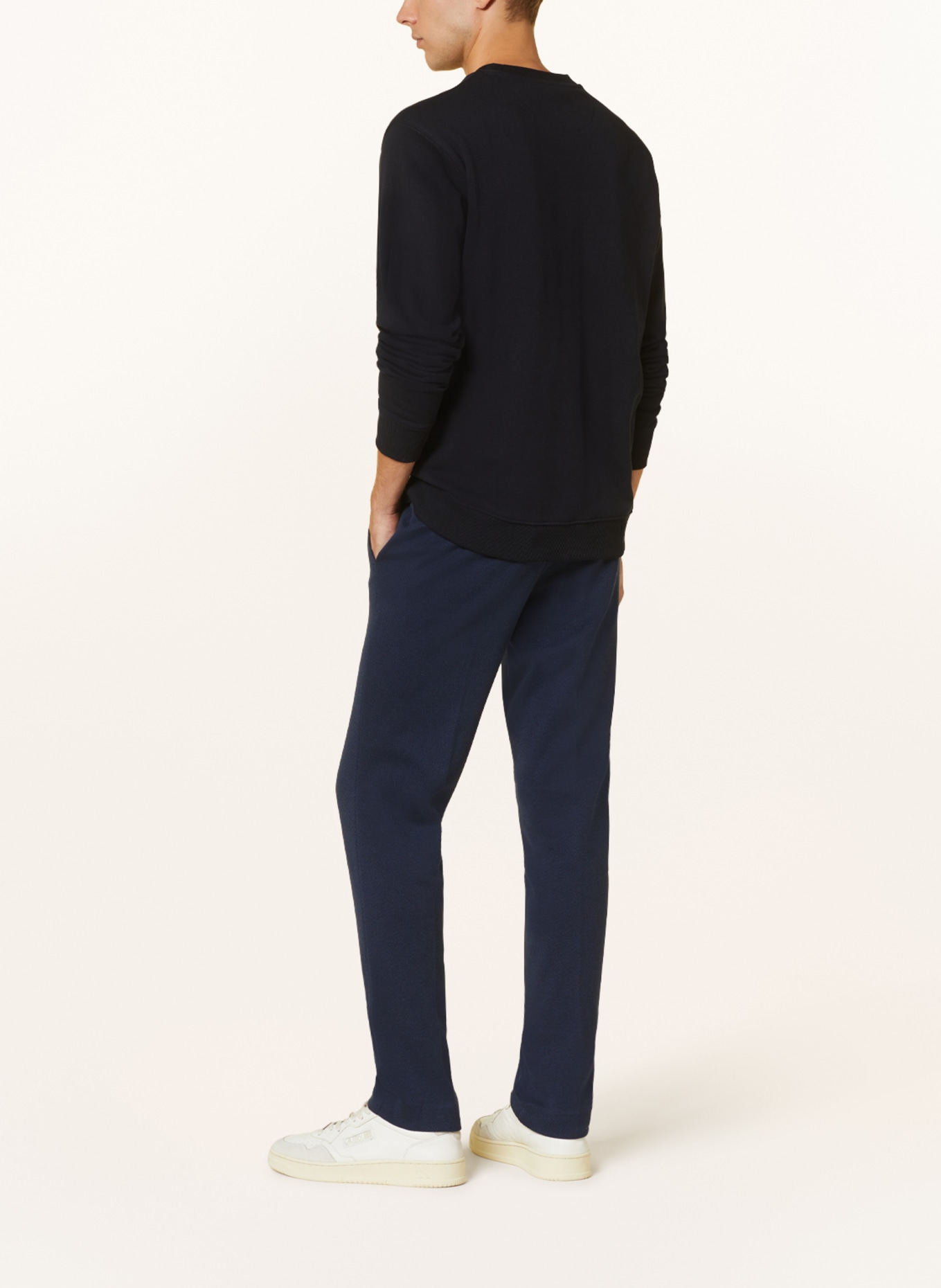 SCOTCH & SODA Jersey pants super slim fit, Color: DARK BLUE (Image 3)