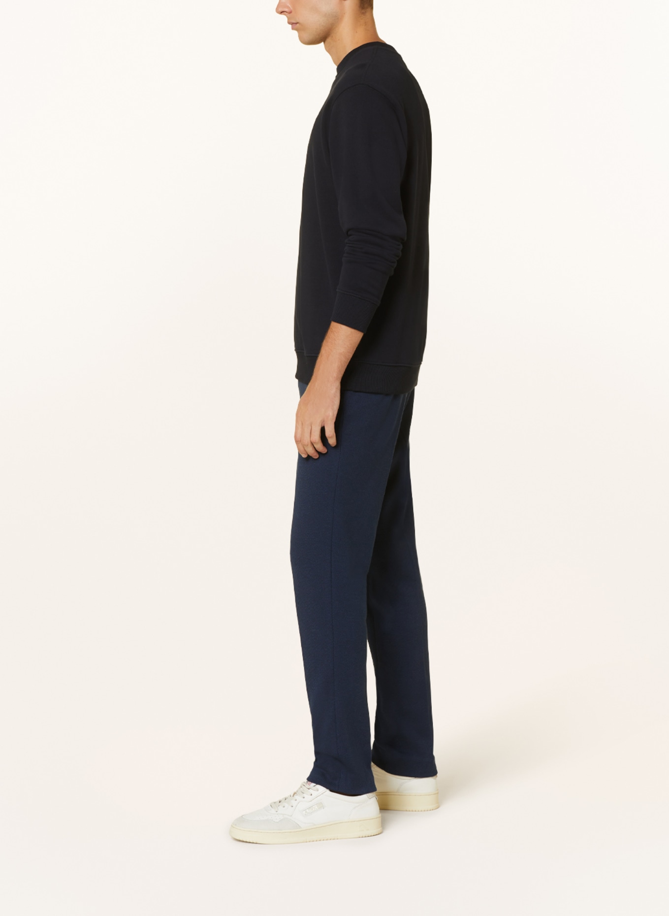 SCOTCH & SODA Jersey pants super slim fit, Color: DARK BLUE (Image 4)