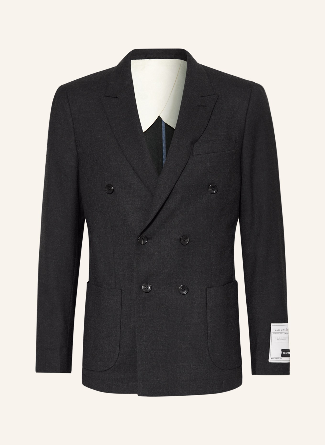 SCOTCH & SODA Tailored jacket slim fit, Color: DARK GRAY (Image 1)
