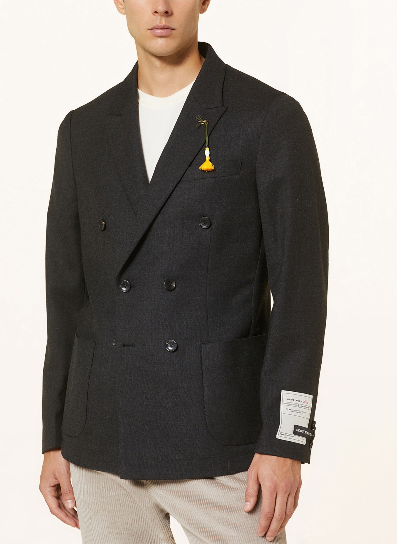 SCOTCH & SODA Tailored jacket slim fit, Color: DARK GRAY (Image 5)