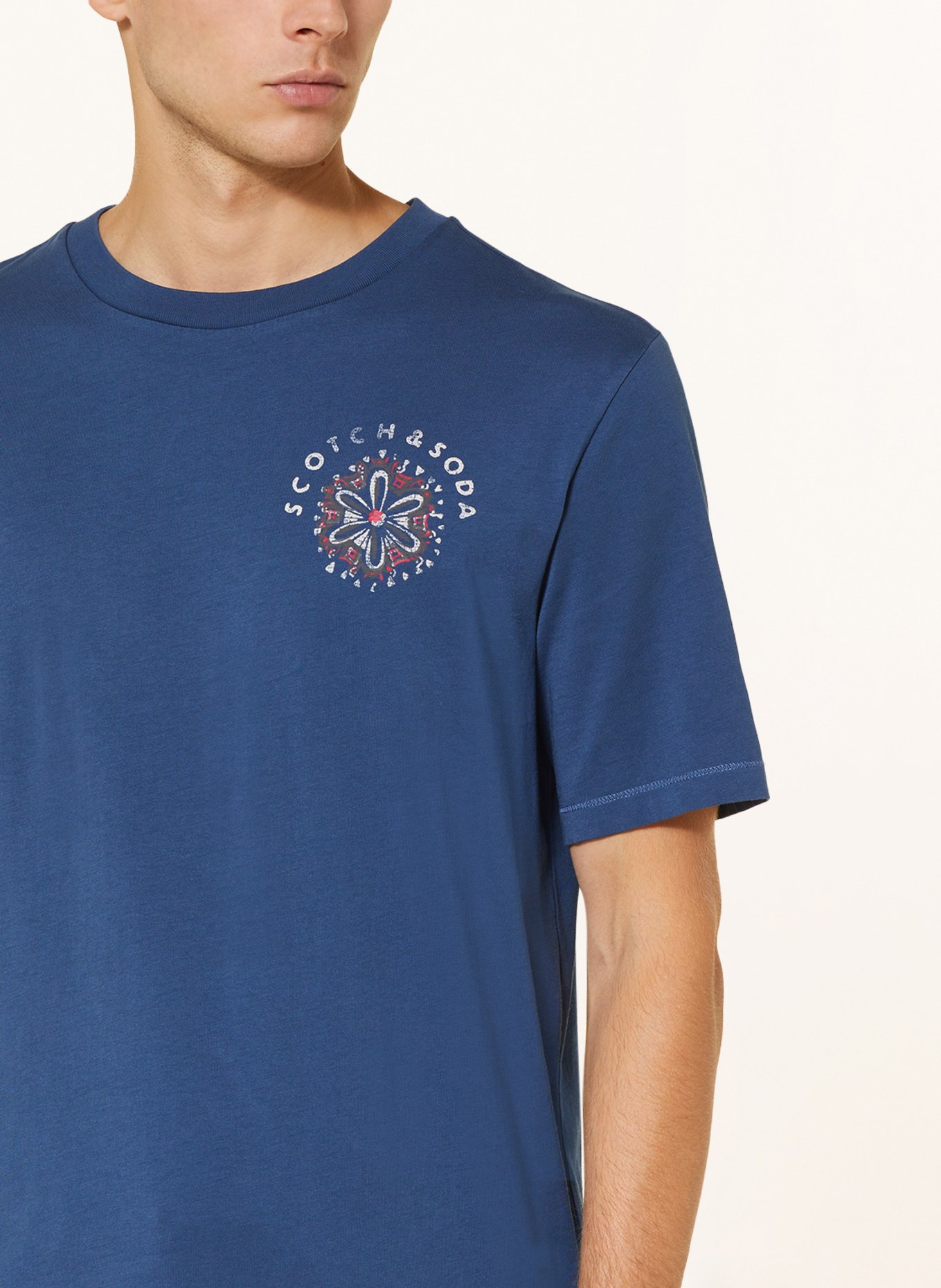 SCOTCH & SODA T-shirt FESTIVAL, Color: BLUE (Image 4)
