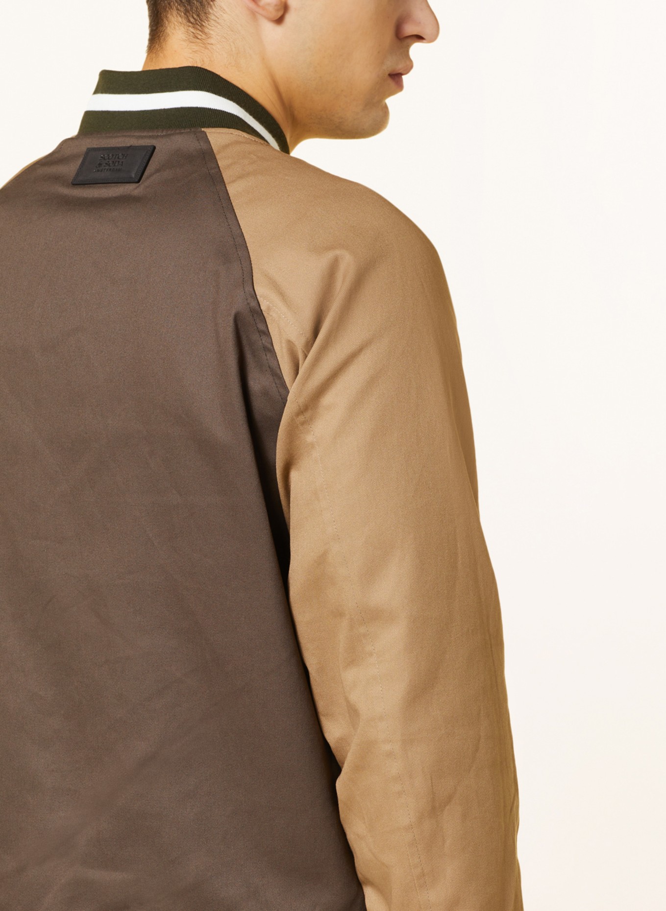 SCOTCH & SODA Reversible bomber jacket, Color: BROWN/ WHITE/ BLACK (Image 6)