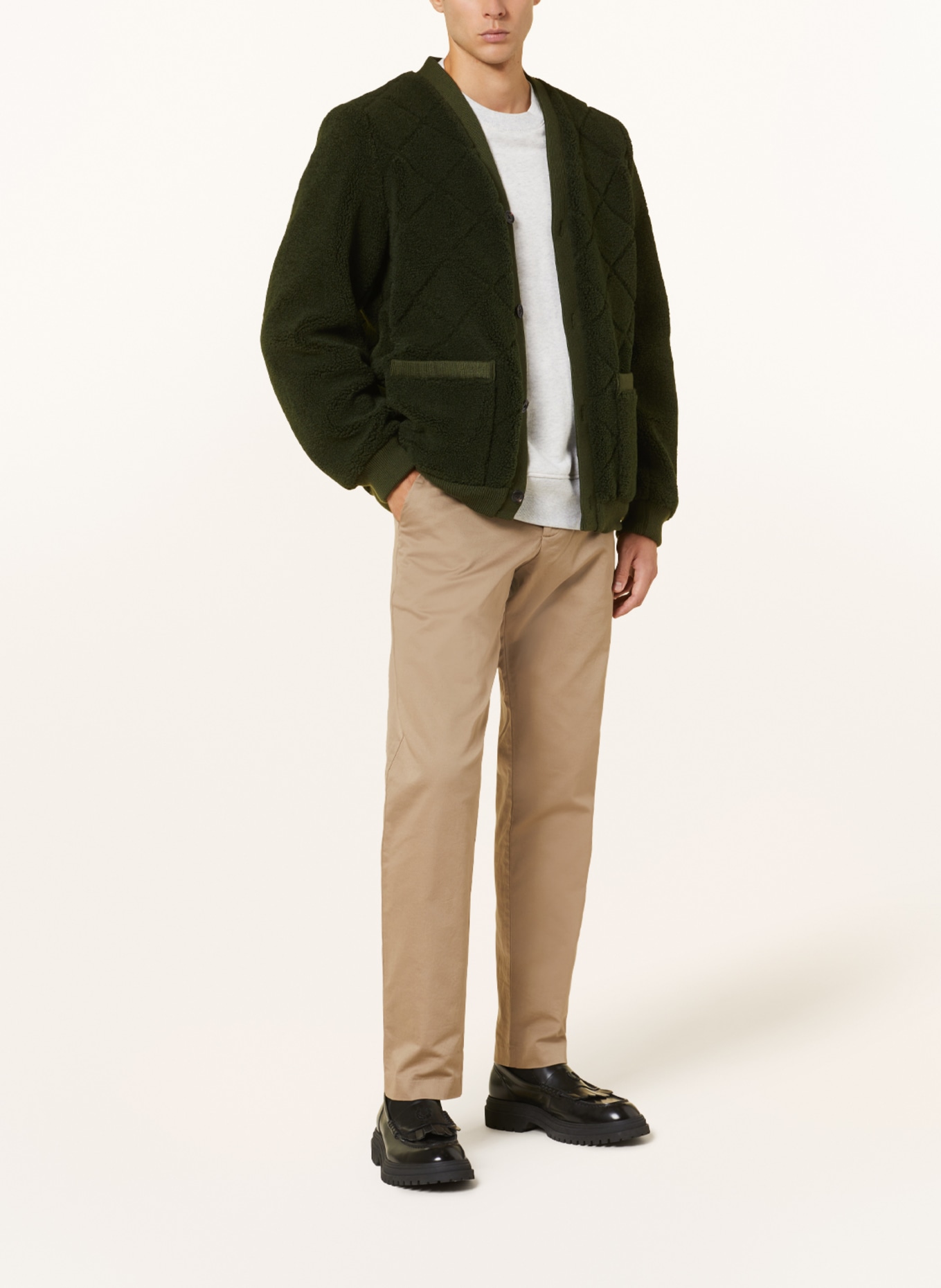 SCOTCH & SODA Teddy jacket, Color: DARK GREEN (Image 2)
