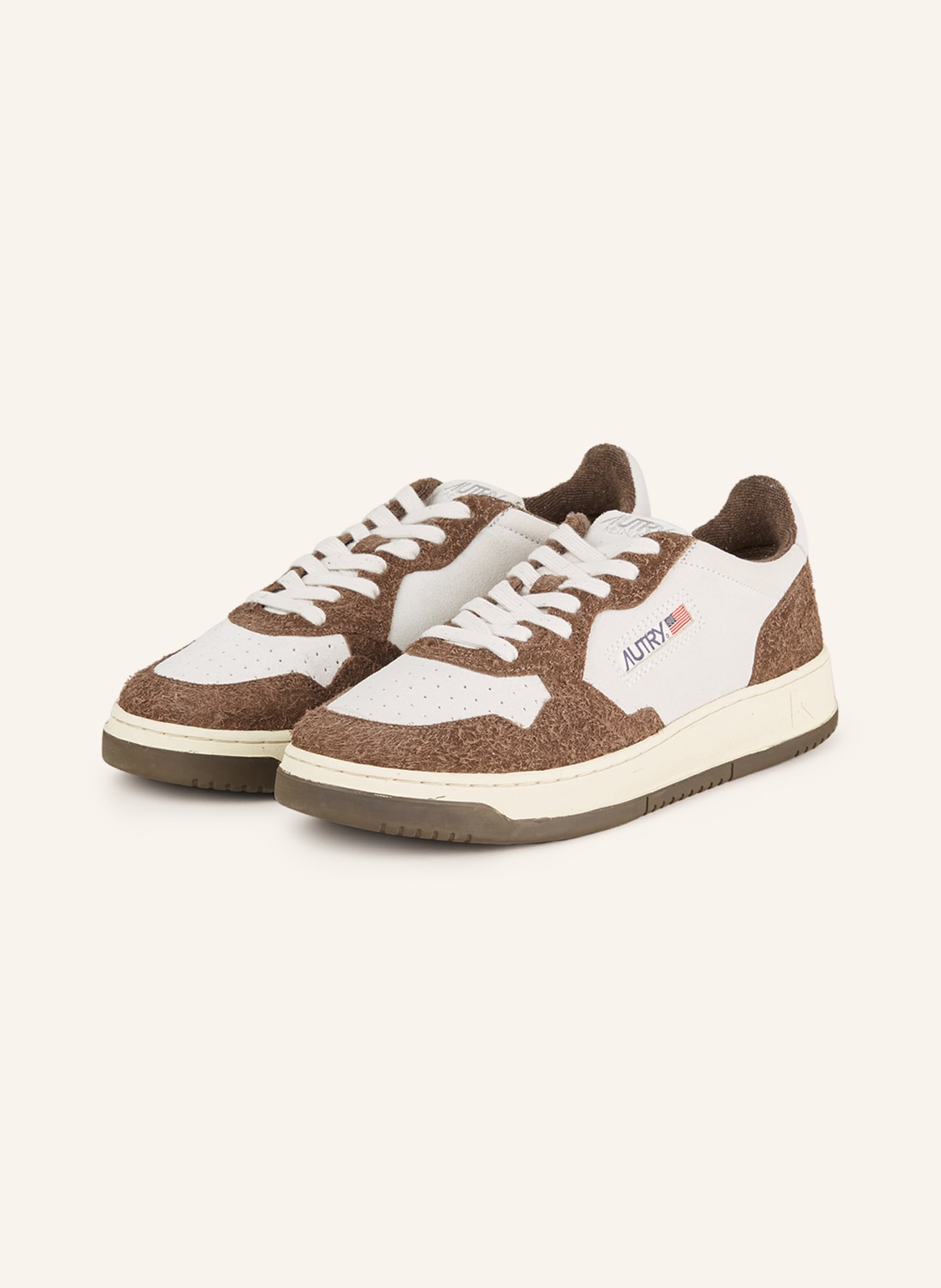 AUTRY Sneakers AUTRY 01, Color: LIGHT GRAY/ BROWN (Image 1)