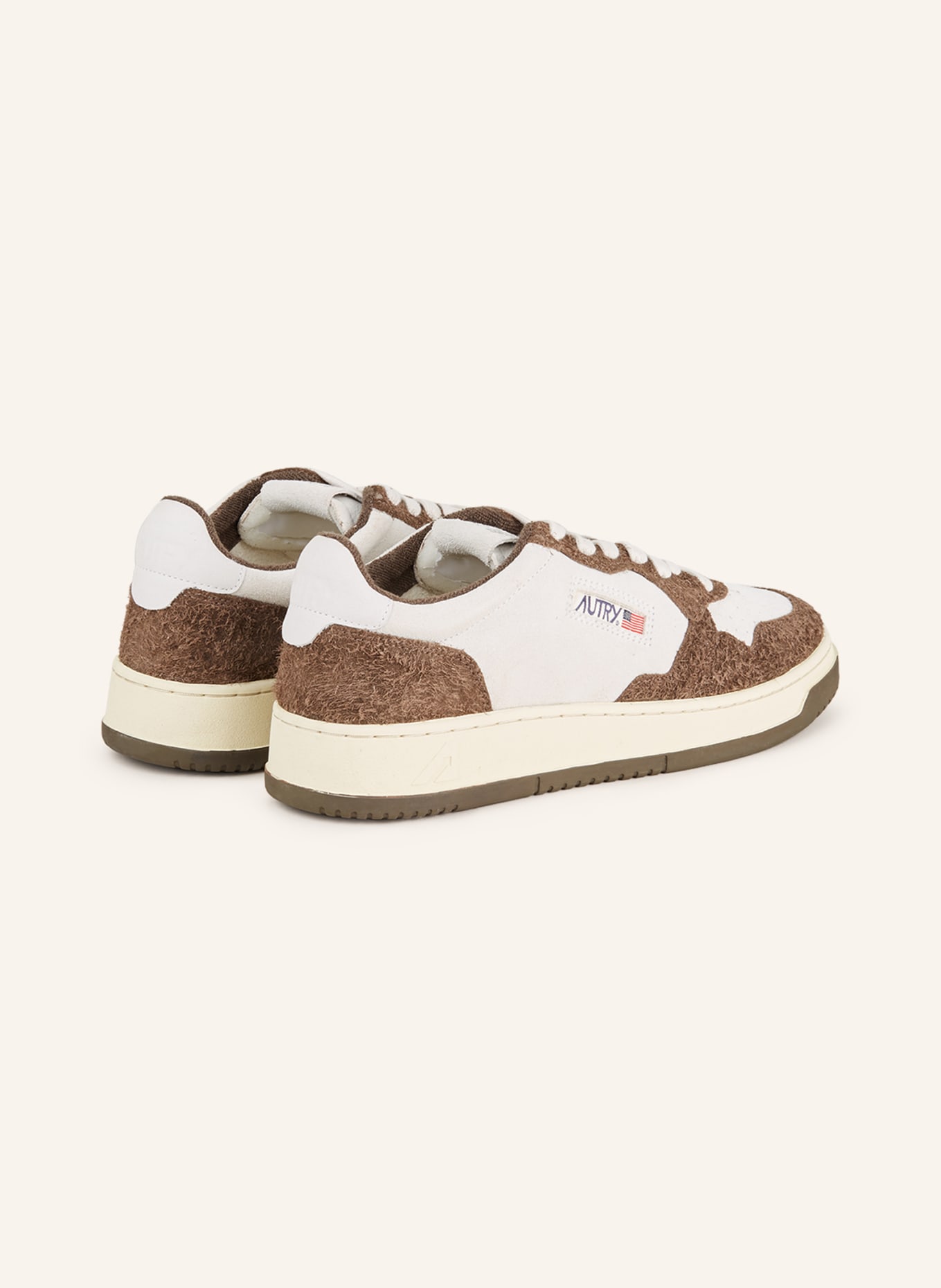 AUTRY Sneakers AUTRY 01, Color: LIGHT GRAY/ BROWN (Image 2)