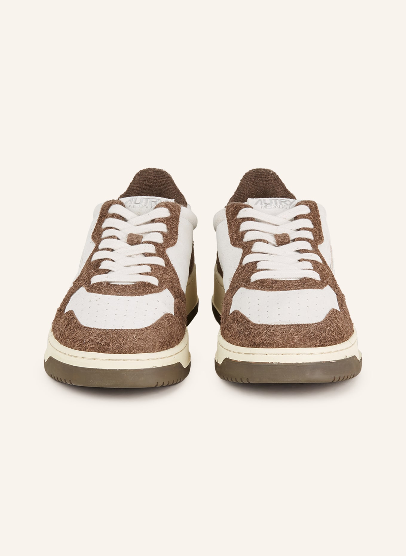 AUTRY Sneakers AUTRY 01, Color: LIGHT GRAY/ BROWN (Image 3)