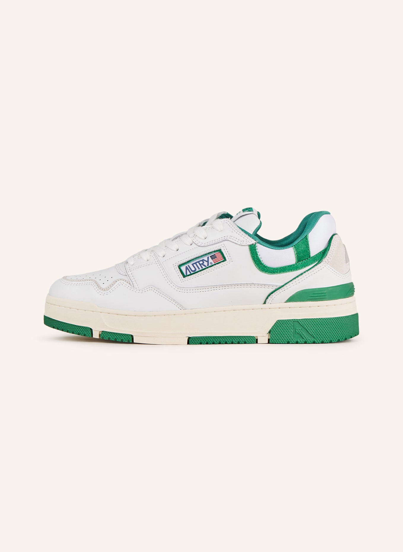 AUTRY Sneakers AUTRY CLC, Color: WHITE/ GREEN (Image 4)