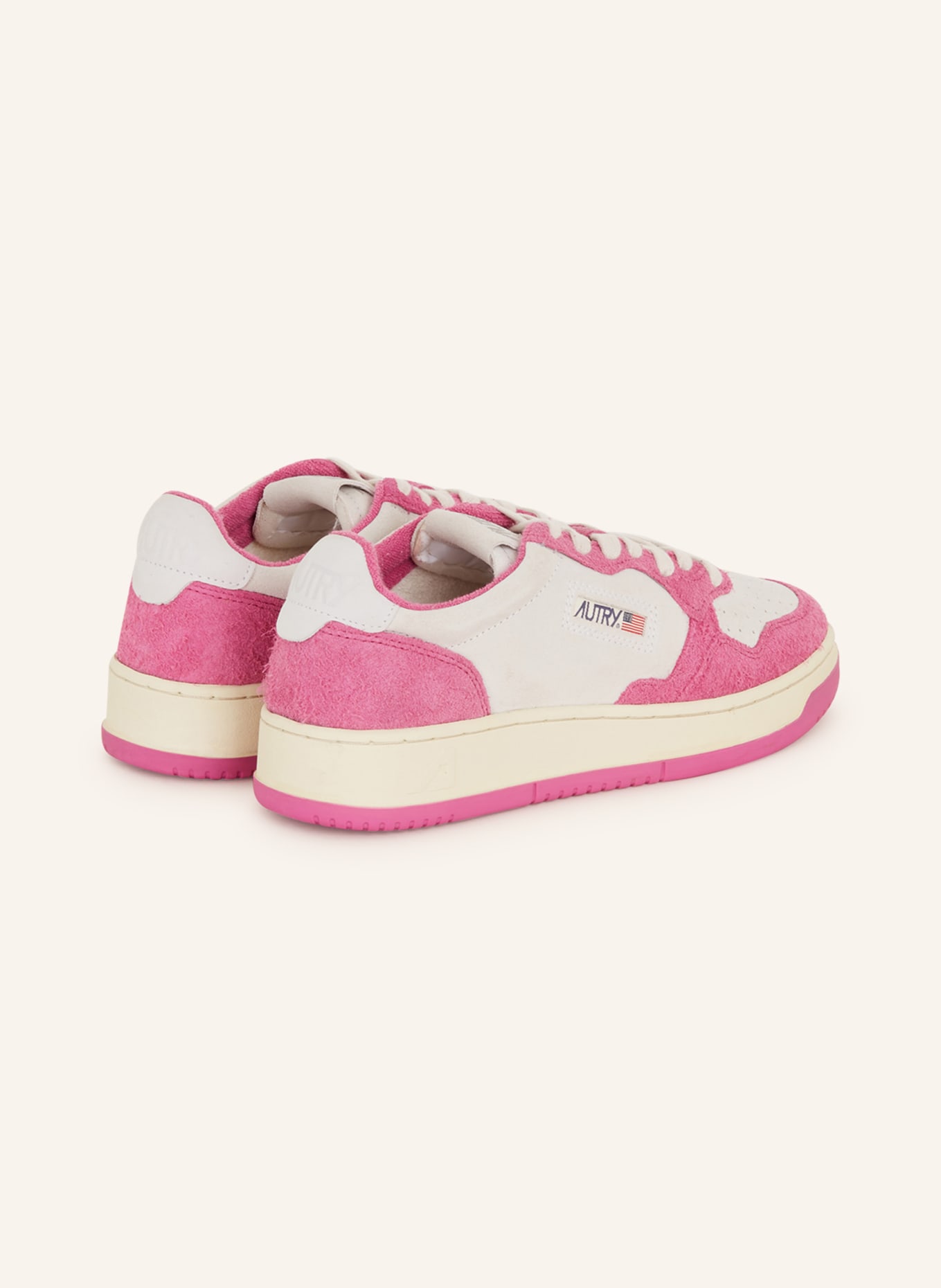 AUTRY Sneaker MEDALIST LOW WB, Farbe: HELLGRAU/ PINK (Bild 2)