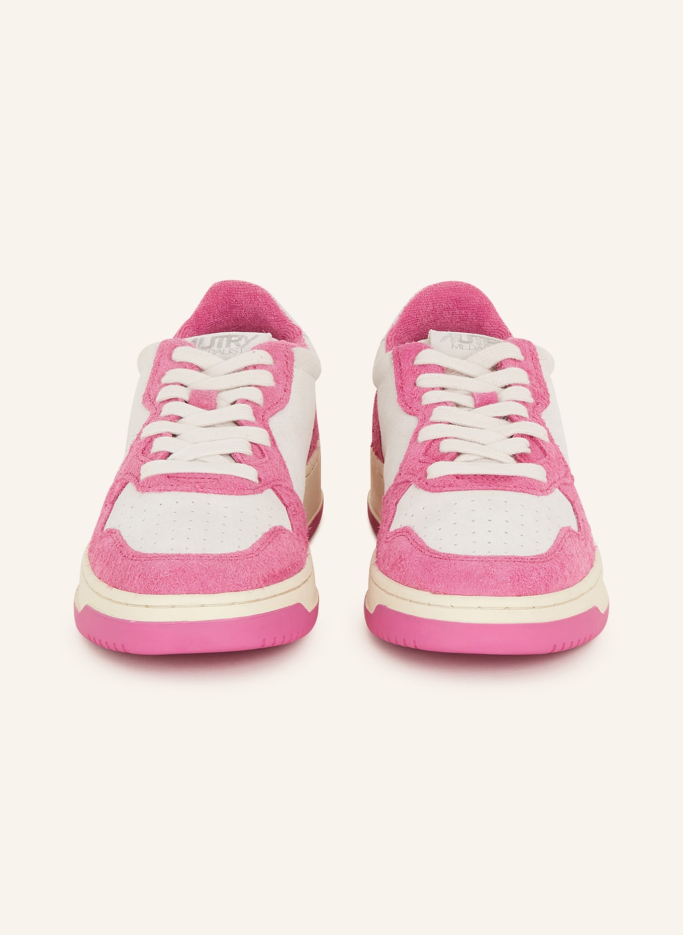 AUTRY Sneaker MEDALIST LOW WB, Farbe: HELLGRAU/ PINK (Bild 3)