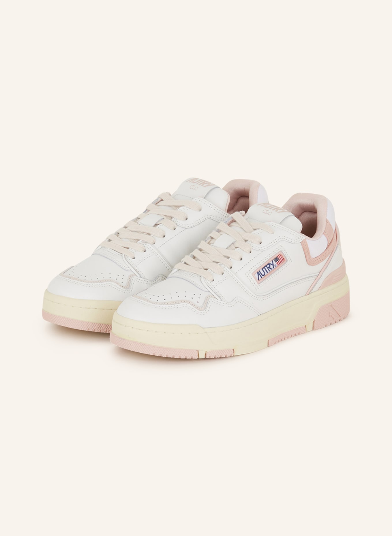 AUTRY Sneaker CLC LOW UN, Color: WHITE/ PINK (Image 1)