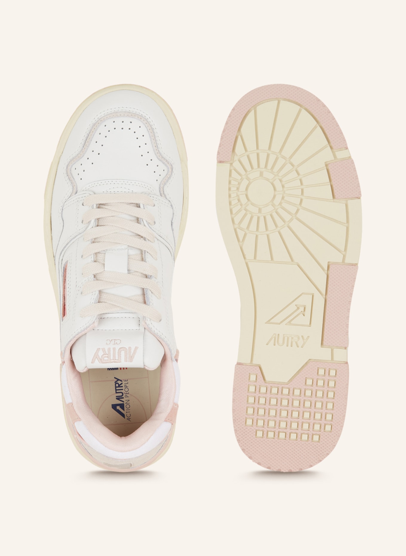 AUTRY Sneaker CLC LOW UN, Color: WHITE/ PINK (Image 5)