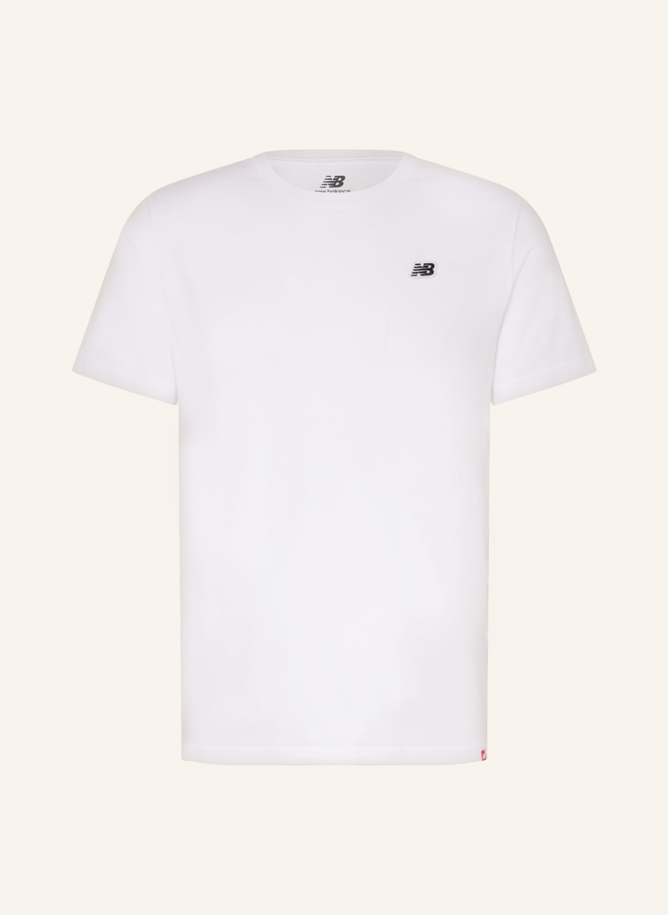 in T-shirt SMALL balance white new NB