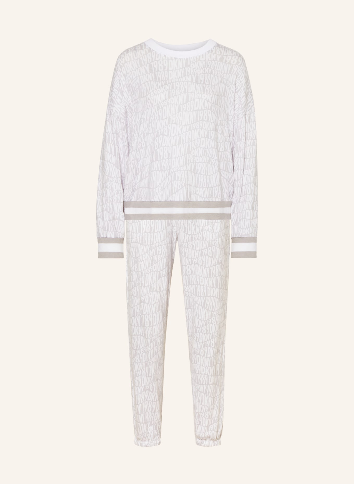 DKNY Pajamas, Color: GRAY/ WHITE (Image 1)
