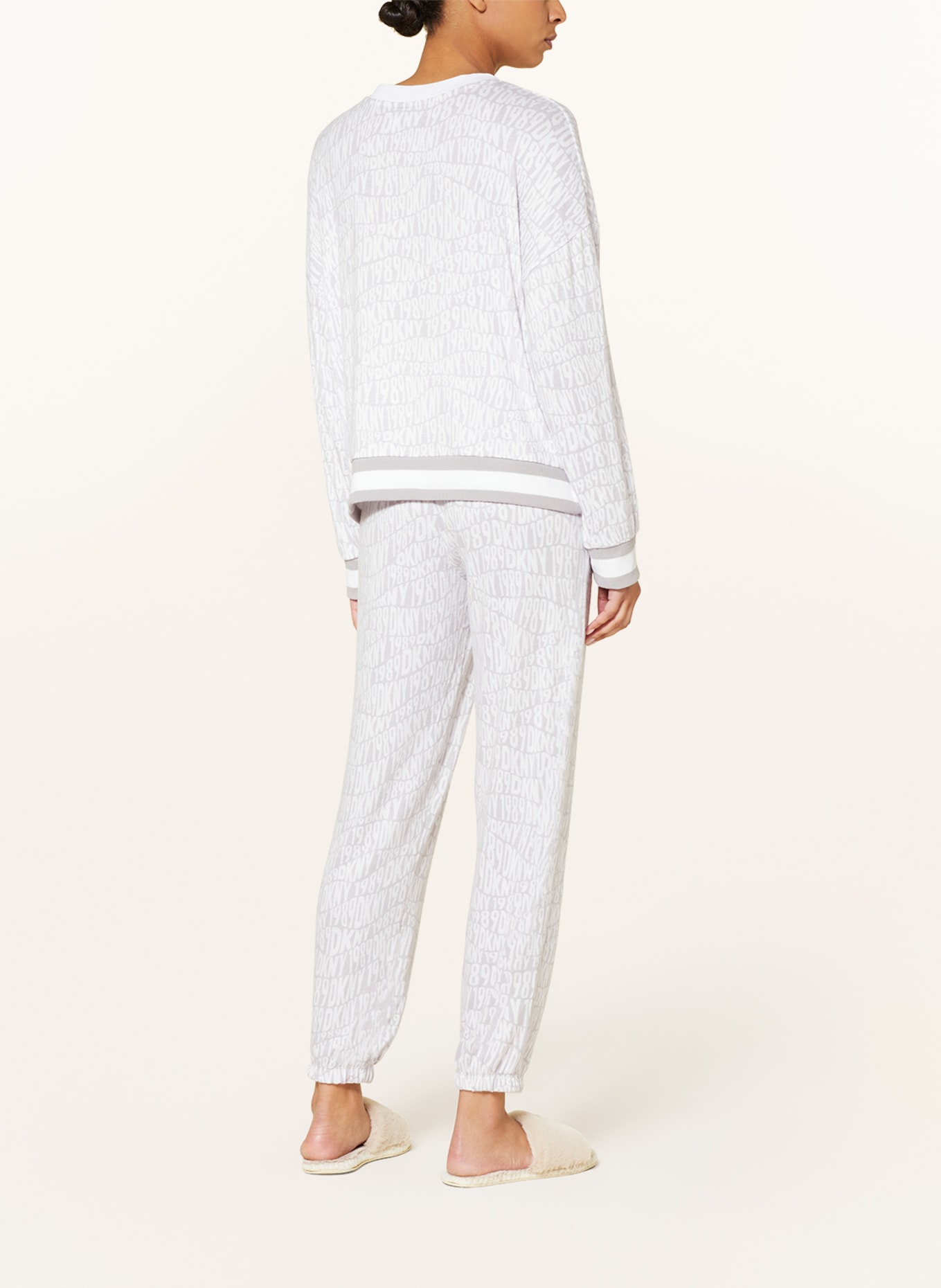 DKNY Pajamas, Color: GRAY/ WHITE (Image 3)