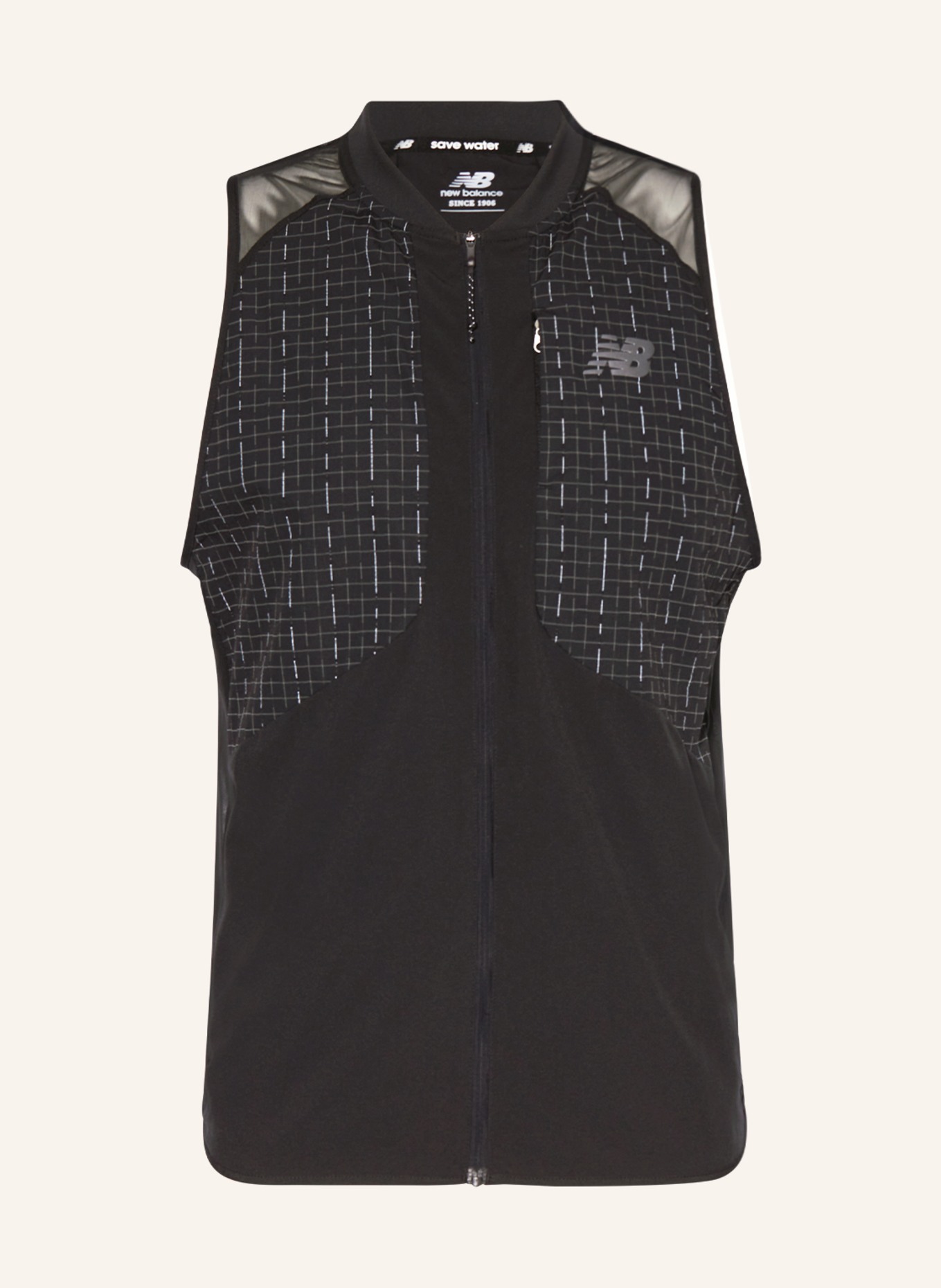 new balance Running vest IMPACT RUN LUMINOUS, Color: BLACK (Image 1)
