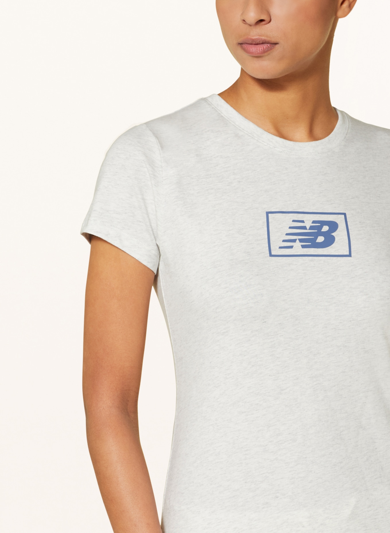 new balance T-Shirt ESSENTIALS, Farbe: CREME (Bild 4)