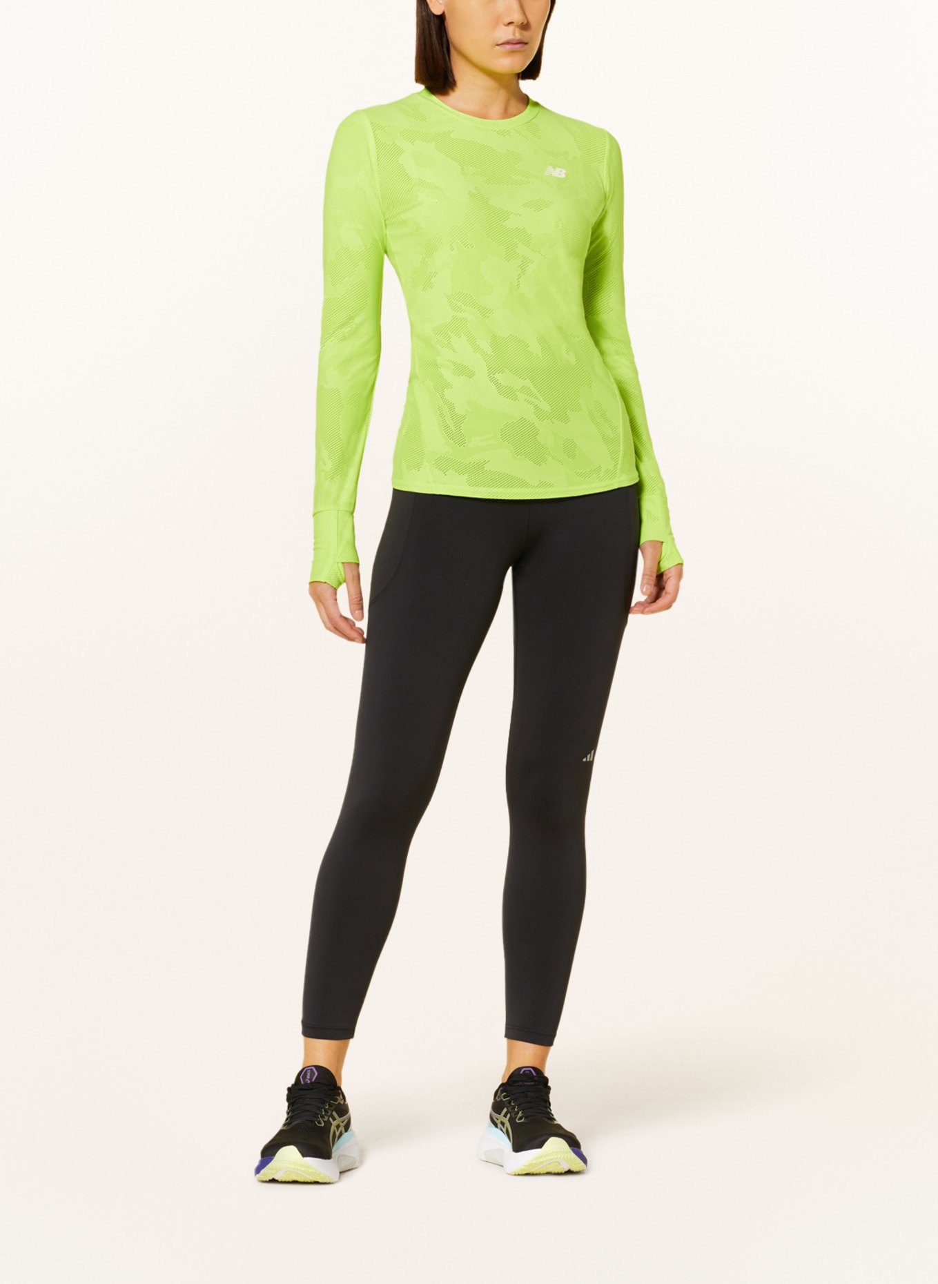 new balance Running shirt SPEED, Color: NEON GREEN (Image 2)