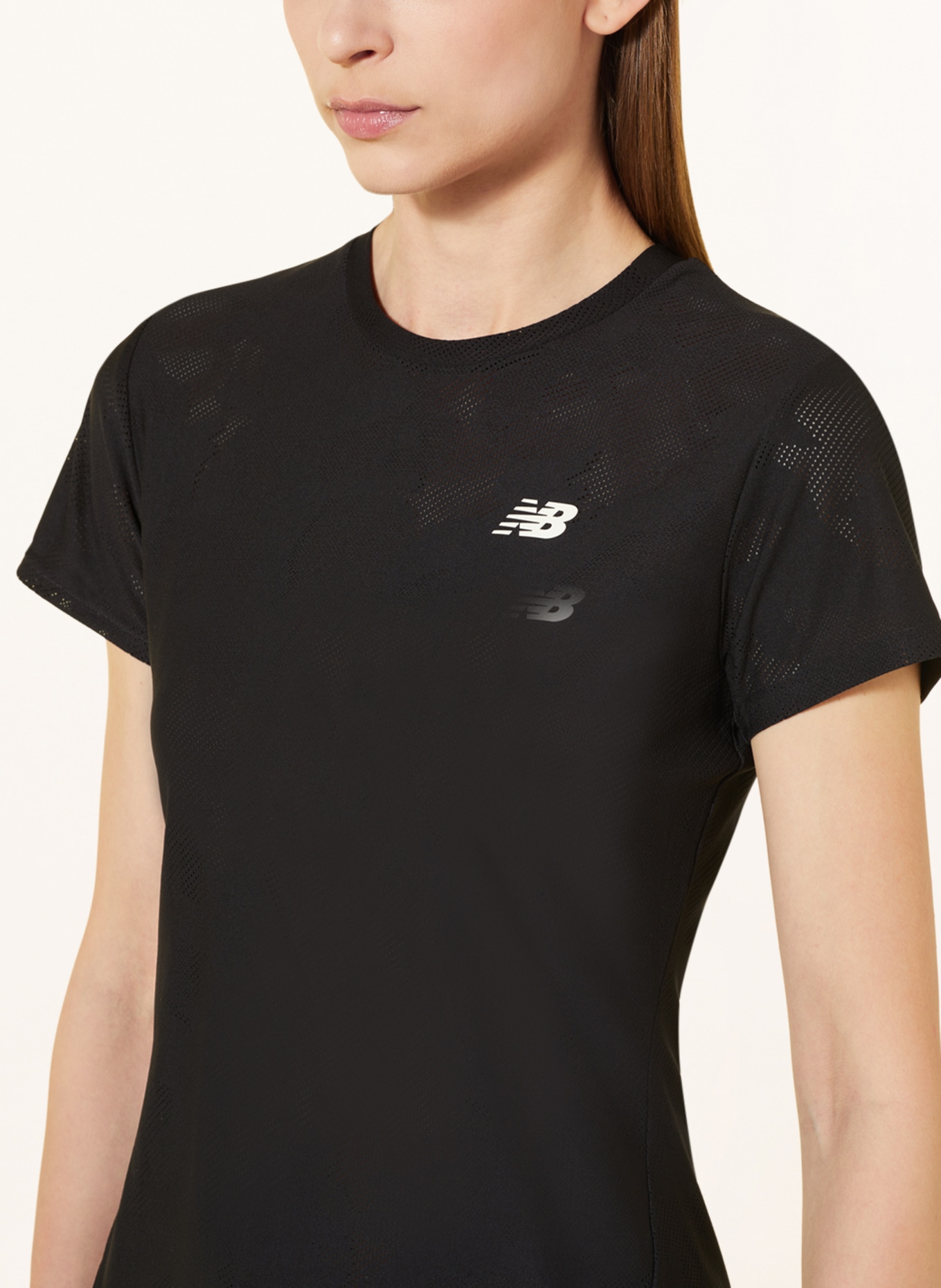 new balance Running shirt SPEED, Color: BLACK (Image 4)
