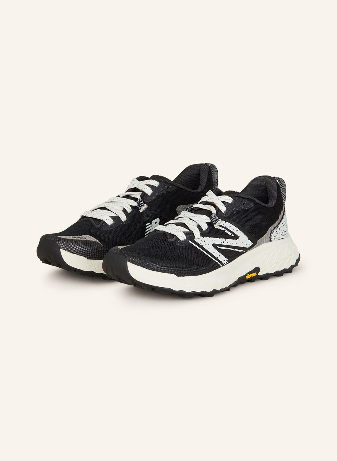 new balance Trail running shoes FRESH FOAM X HIERRO V7, Color: BLACK/ WHITE/ GRAY (Image 1)