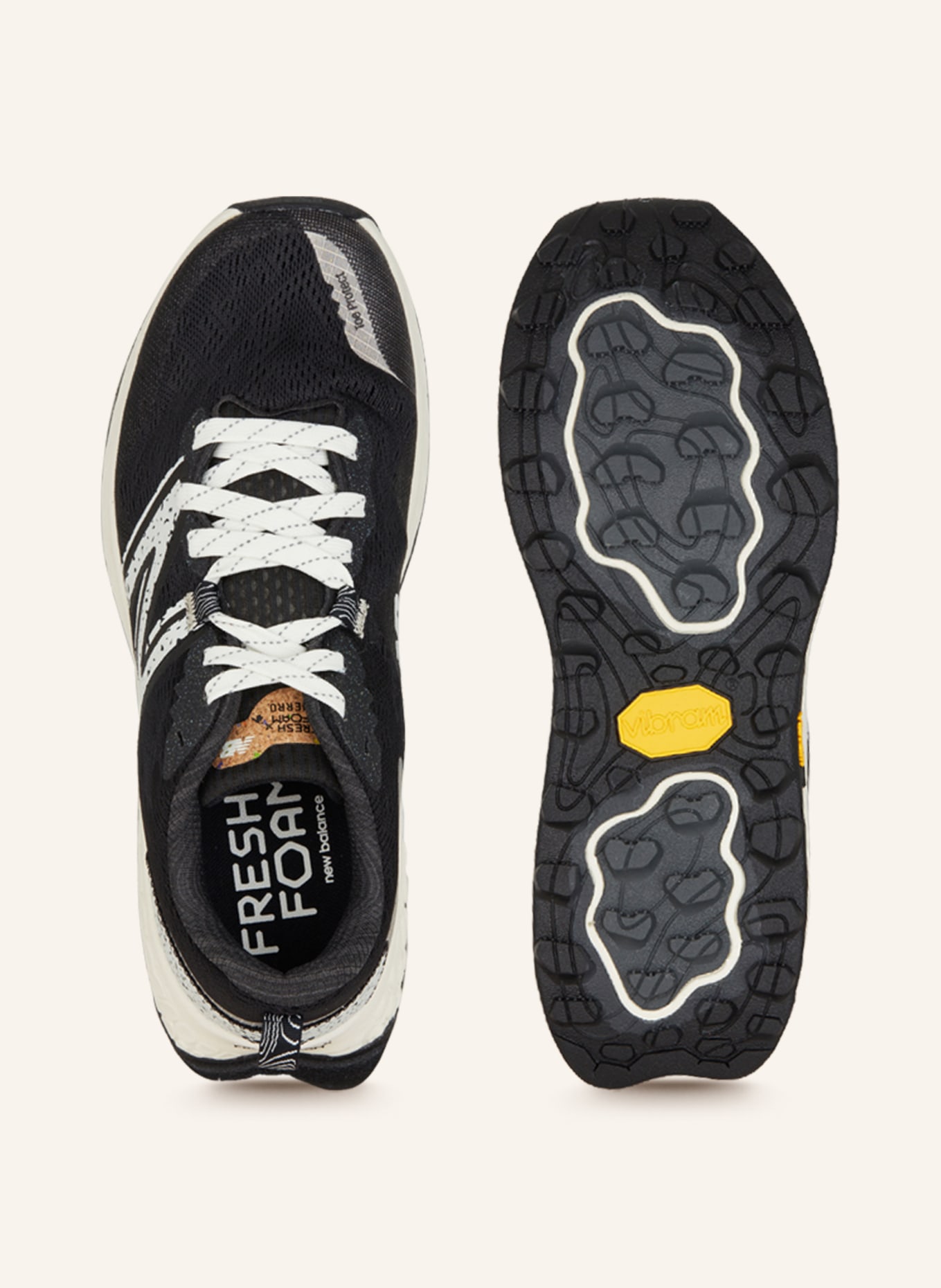 new balance Trail running shoes FRESH FOAM X HIERRO V7, Color: BLACK/ WHITE/ GRAY (Image 5)