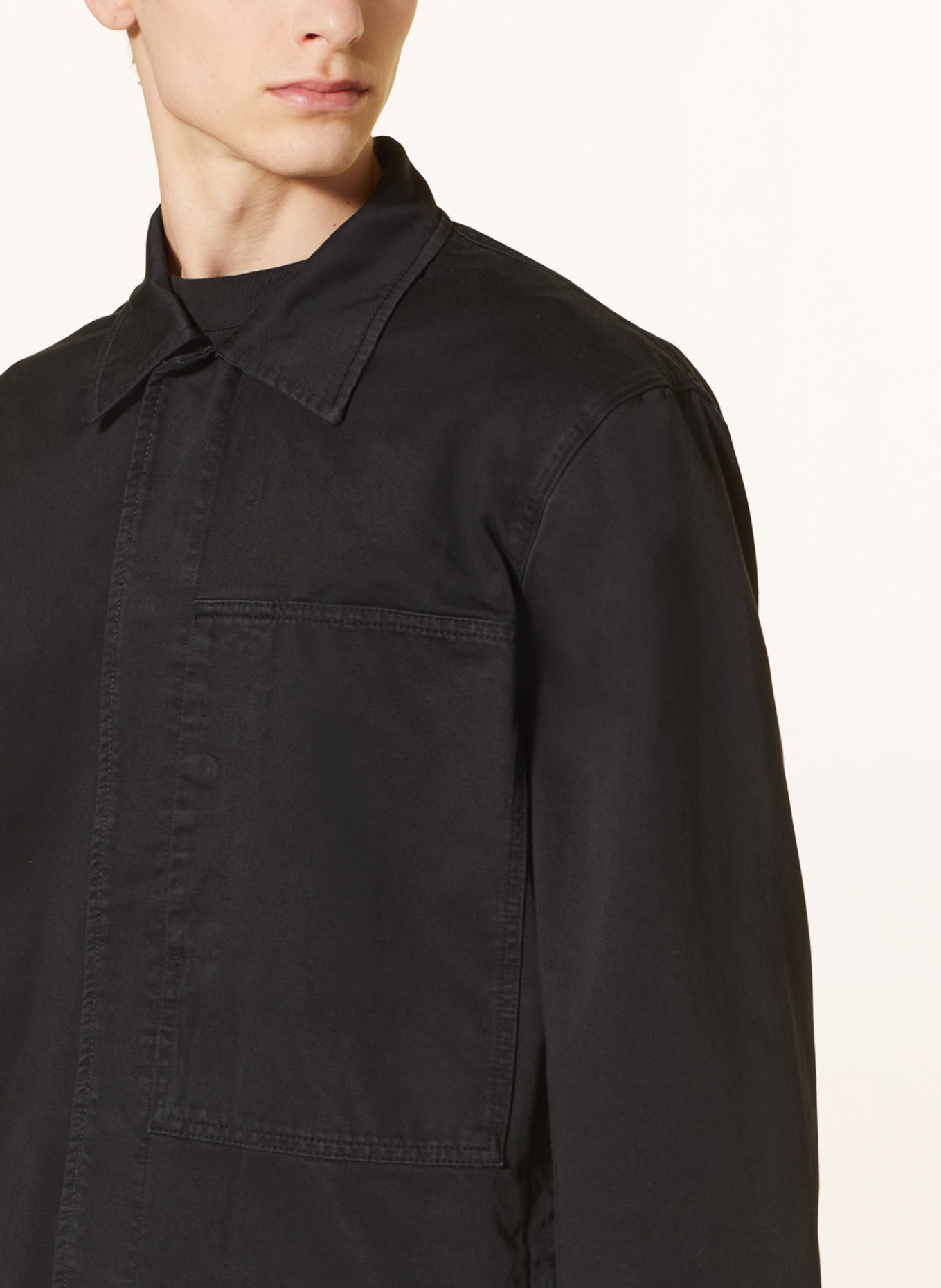 CLOSED Overshirt, Color: BLACK (Image 4)