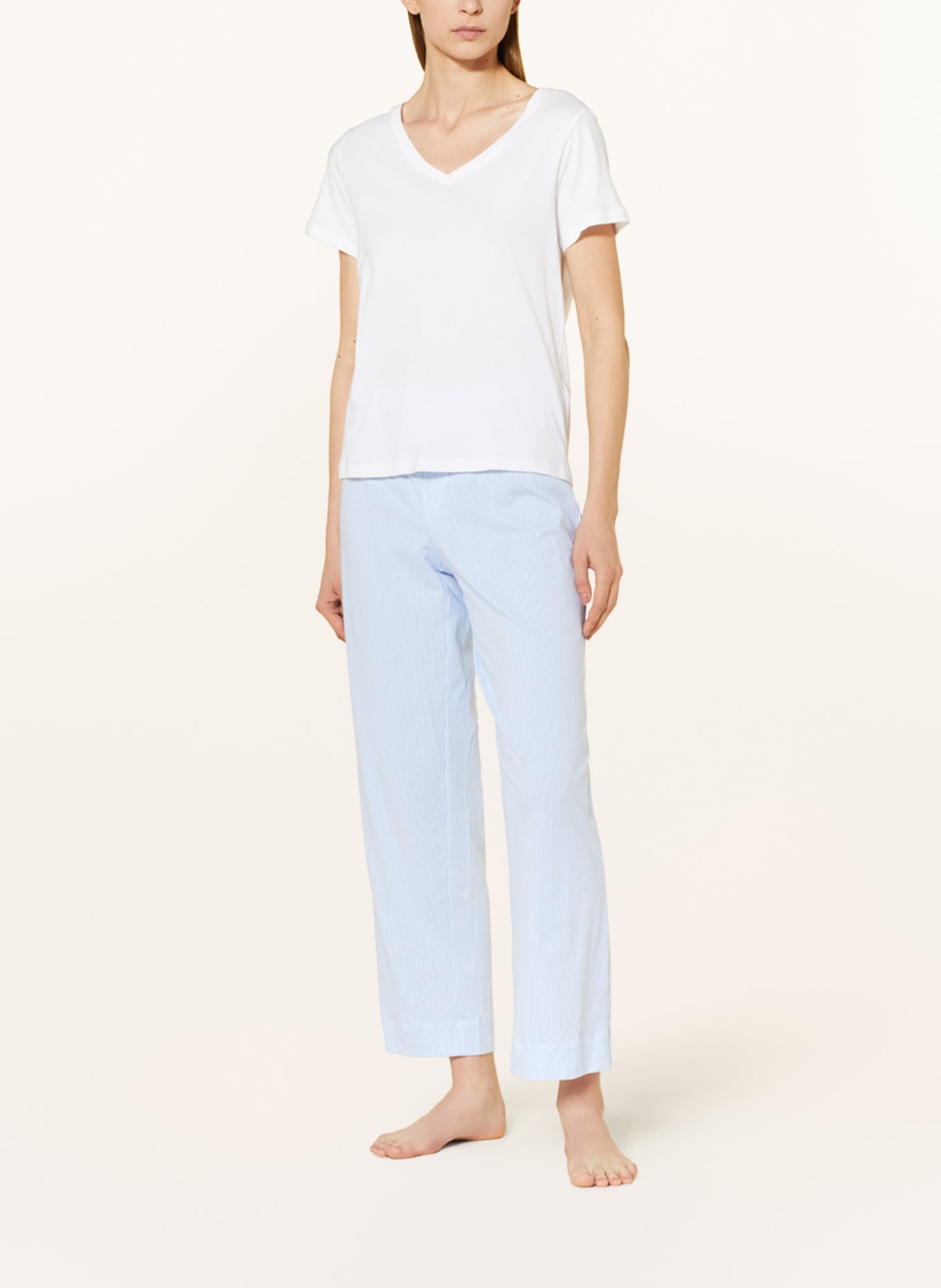 LAUREN RALPH LAUREN Pajama shirt, Color: WHITE (Image 2)