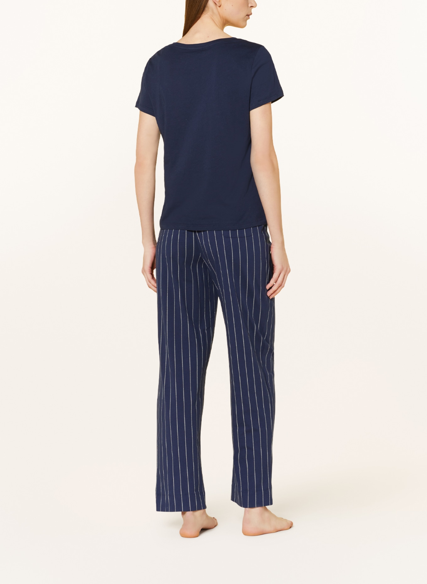 LAUREN RALPH LAUREN Pajama shirt, Color: DARK BLUE (Image 3)