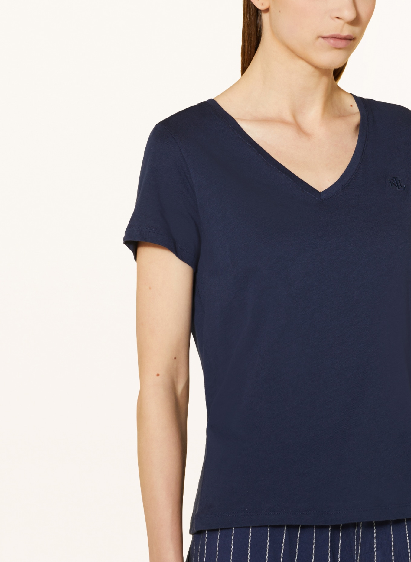 LAUREN RALPH LAUREN Schlafshirt, Farbe: DUNKELBLAU (Bild 4)