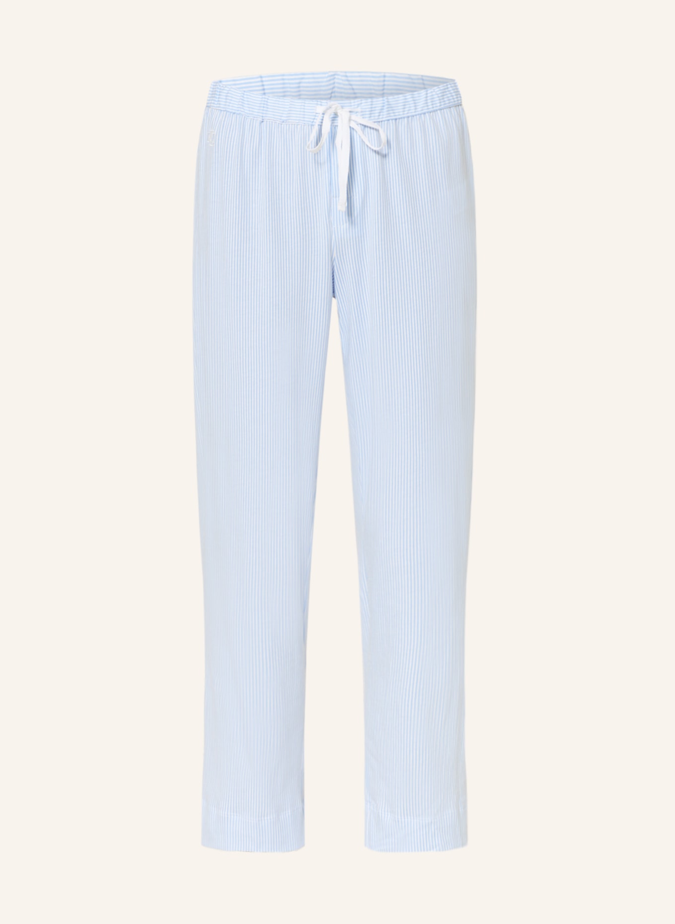 LAUREN RALPH LAUREN Pajama pants, Color: WHITE/ LIGHT BLUE (Image 1)