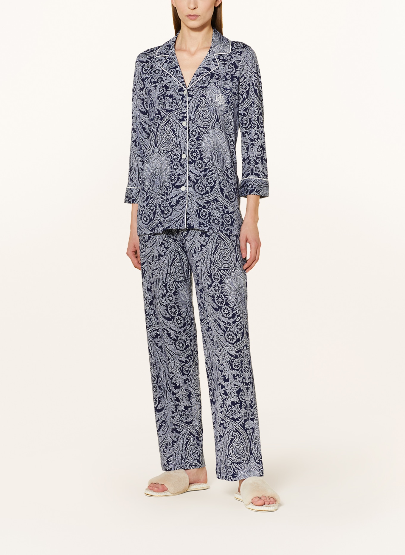 Ralph lauren leopard outlet pajamas