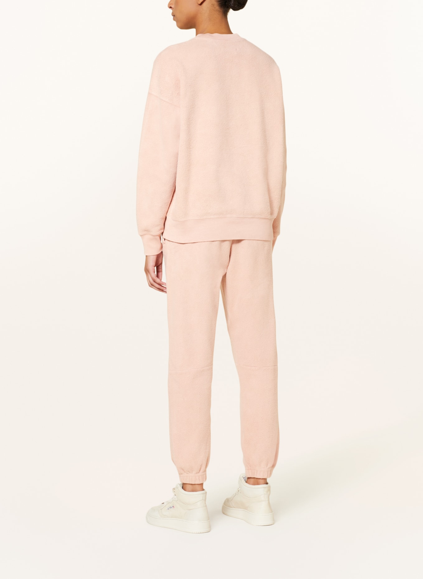 AUTRY Fleece pants AMOUR in jogger style, Color: ROSE (Image 3)