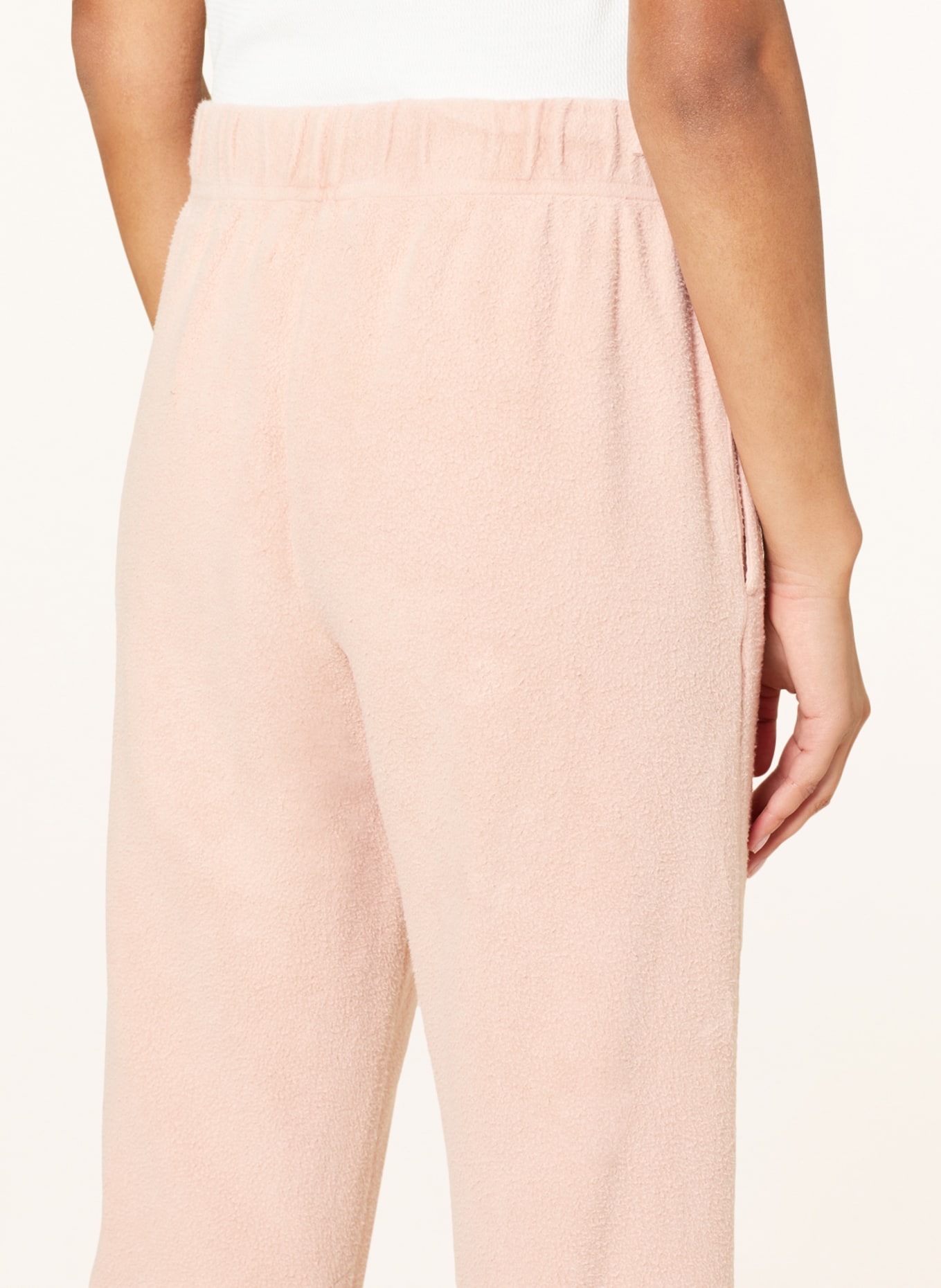 AUTRY Fleece pants AMOUR in jogger style, Color: ROSE (Image 6)