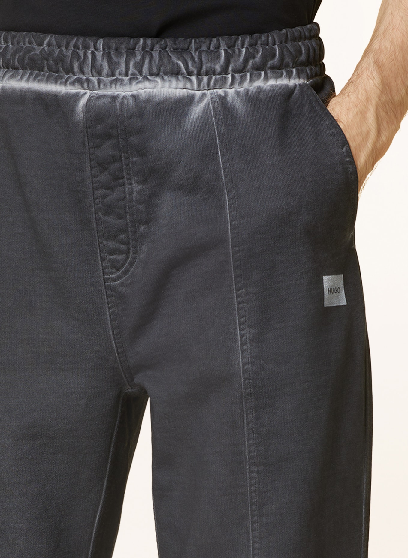 HUGO Sweatpants DABRUZZEN, Color: BLACK (Image 5)