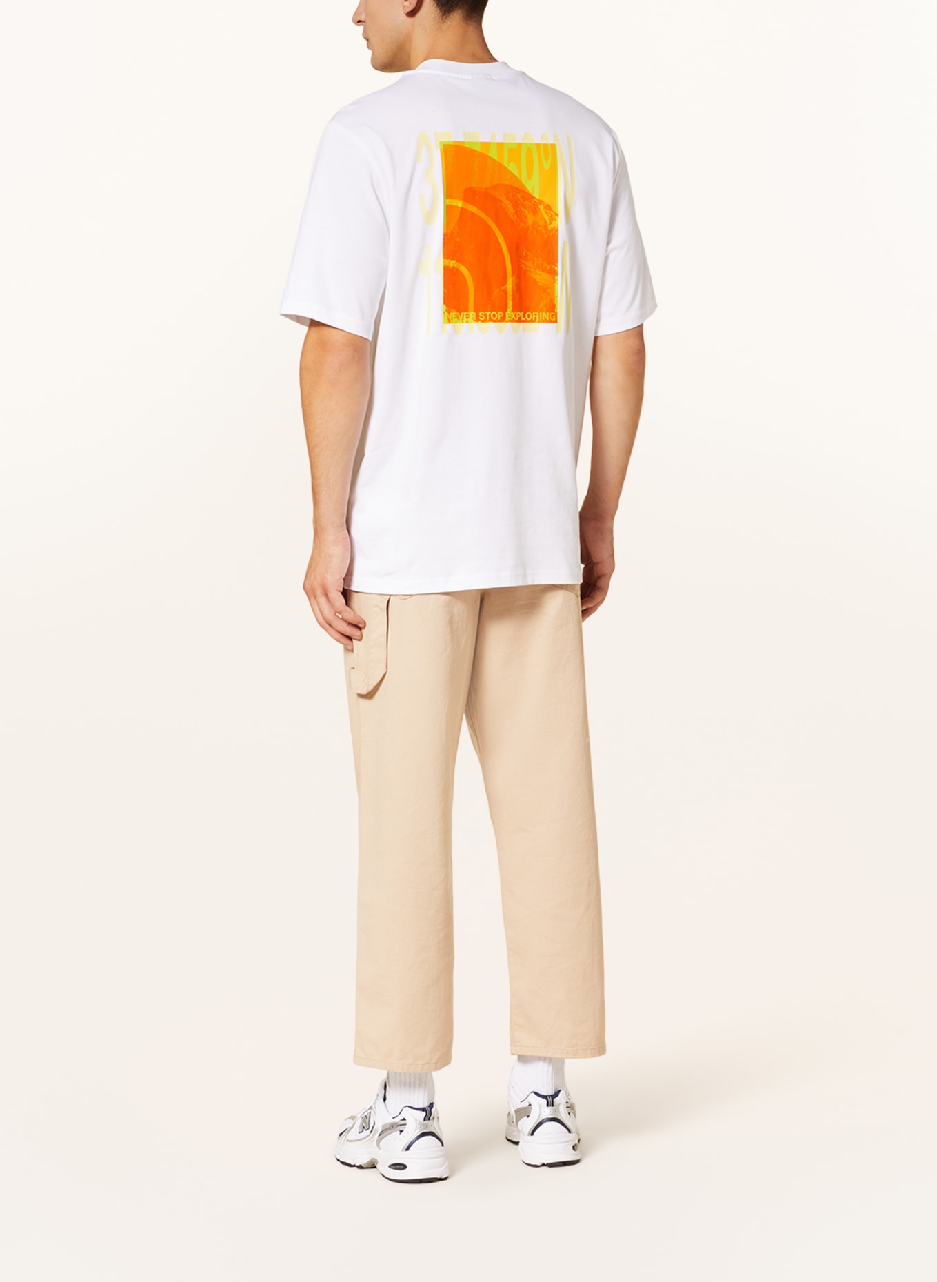 THE NORTH FACE T-shirt, Color: WHITE (Image 3)