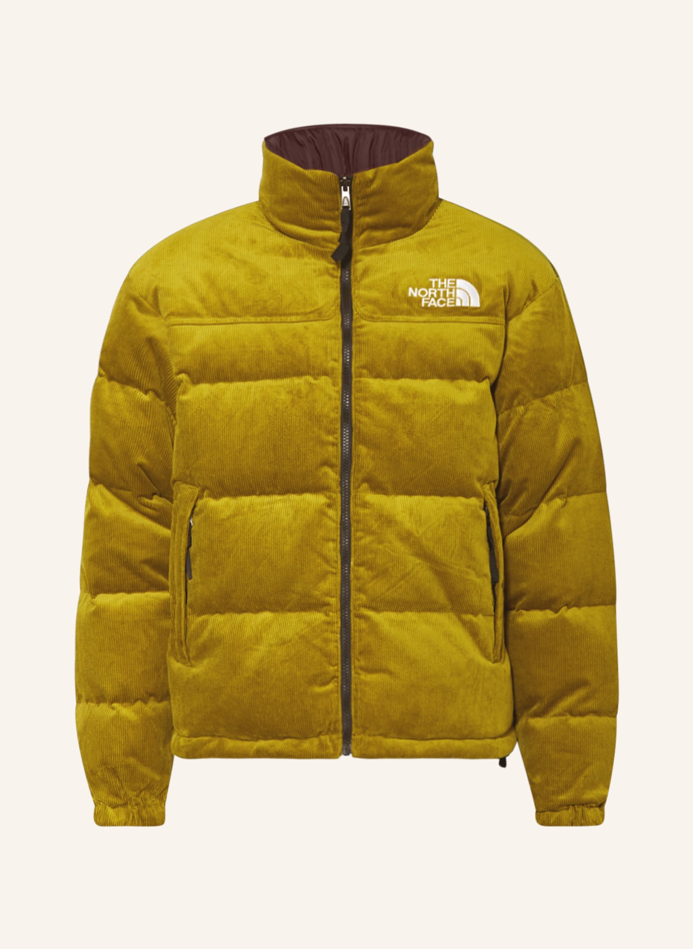 THE NORTH FACE Reversible down jacket, Color: LIGHT GREEN/ DARK BROWN (Image 1)