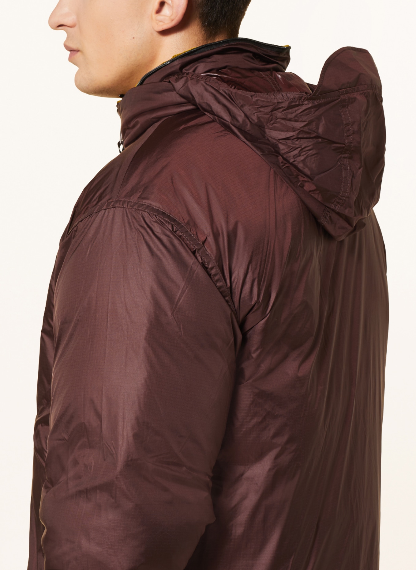THE NORTH FACE Reversible down jacket, Color: LIGHT GREEN/ DARK BROWN (Image 5)