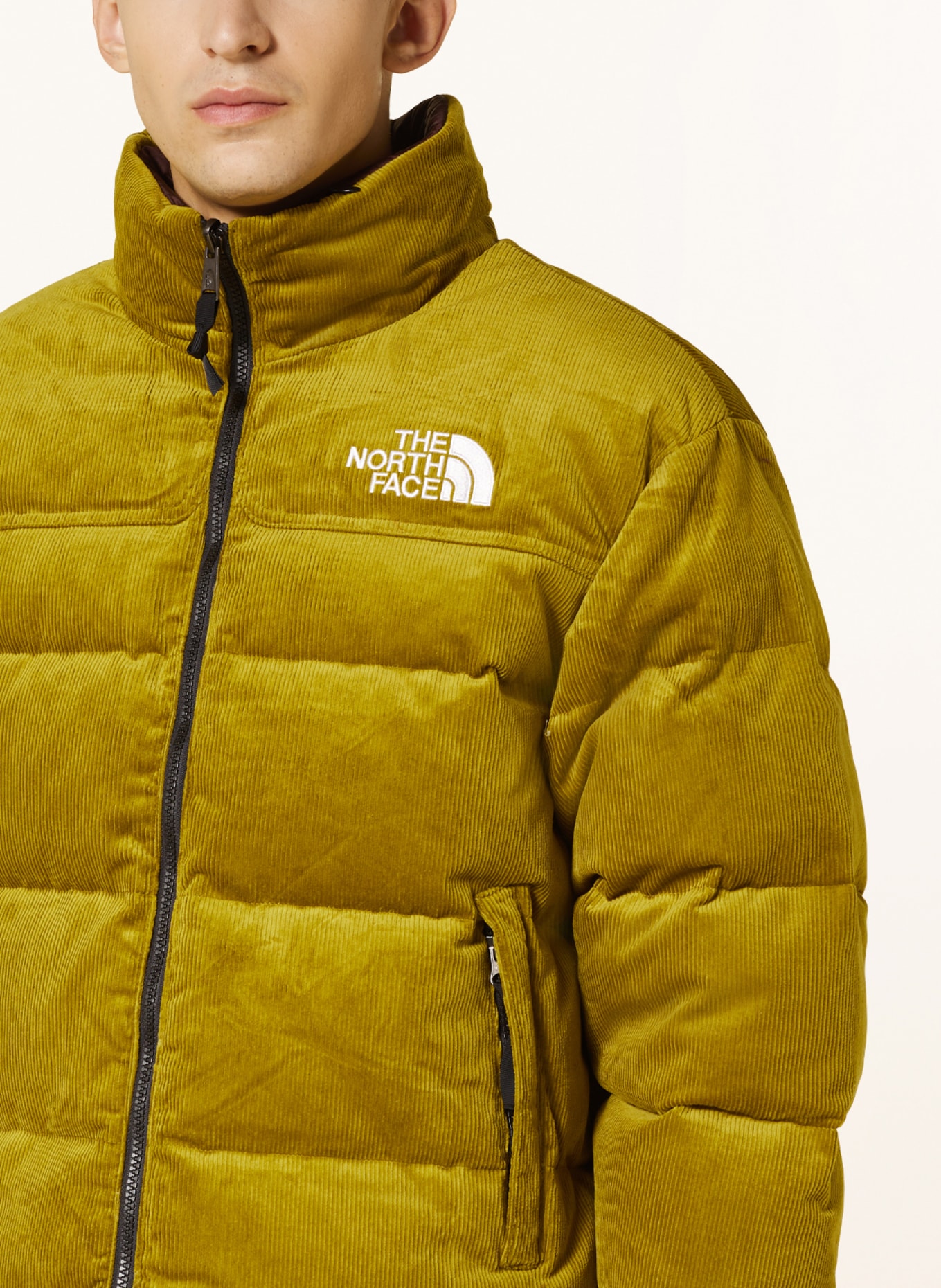 THE NORTH FACE Reversible down jacket, Color: LIGHT GREEN/ DARK BROWN (Image 6)