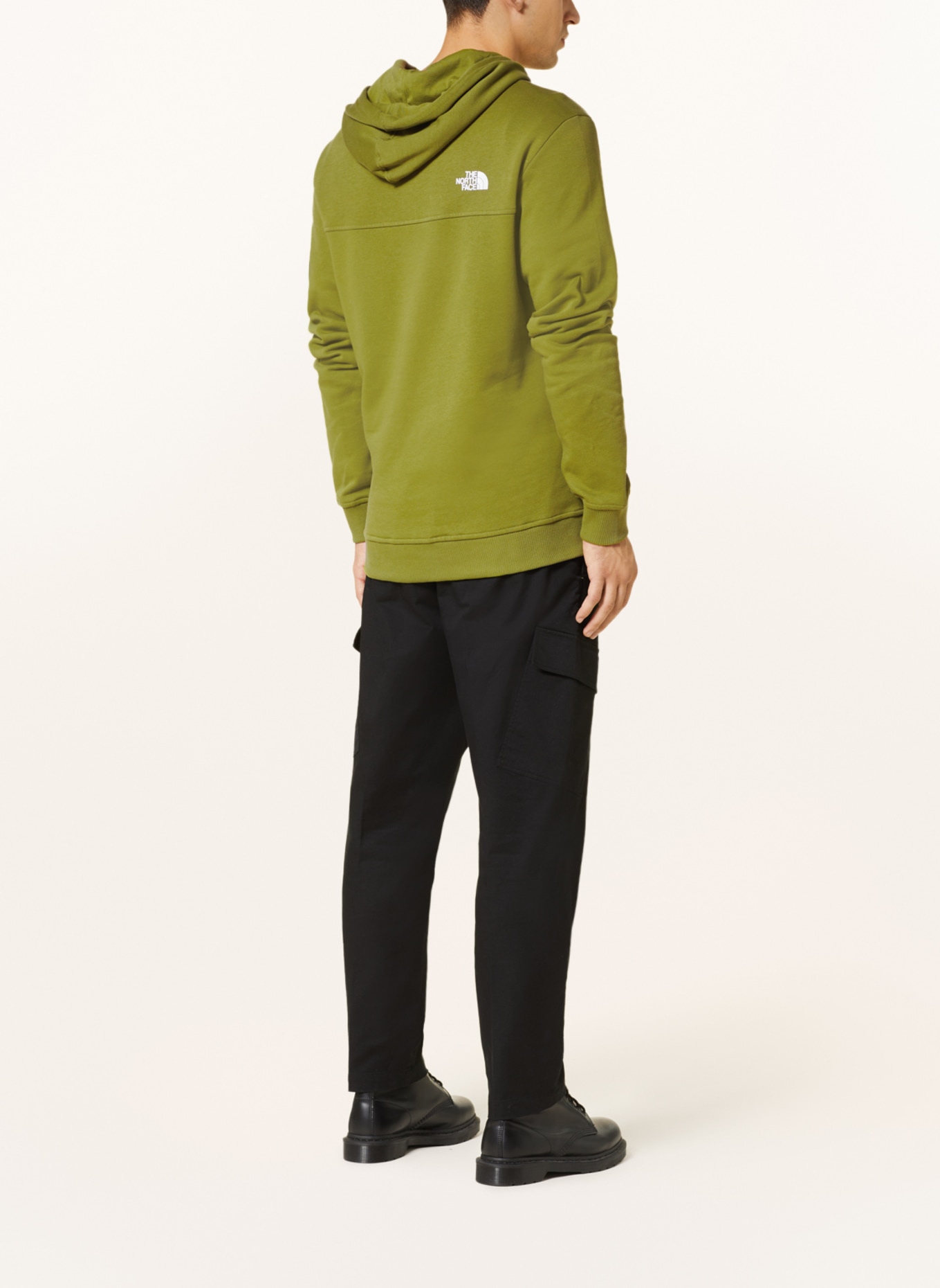 THE NORTH FACE Hoodie FINE ALPINE, Color: LIGHT GREEN (Image 3)