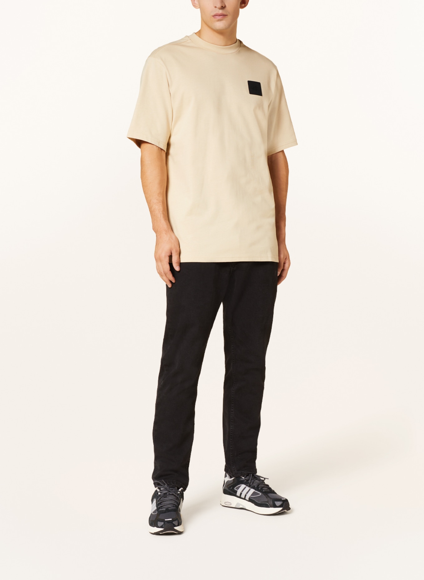 THE NORTH FACE T-shirt, Color: LIGHT YELLOW (Image 2)