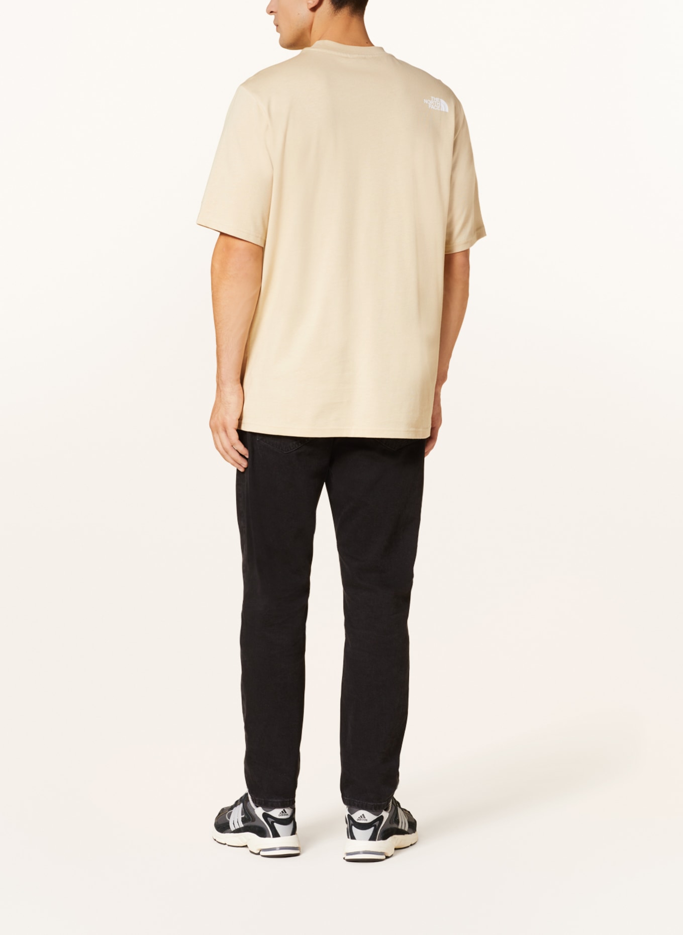 THE NORTH FACE T-shirt, Color: LIGHT YELLOW (Image 3)