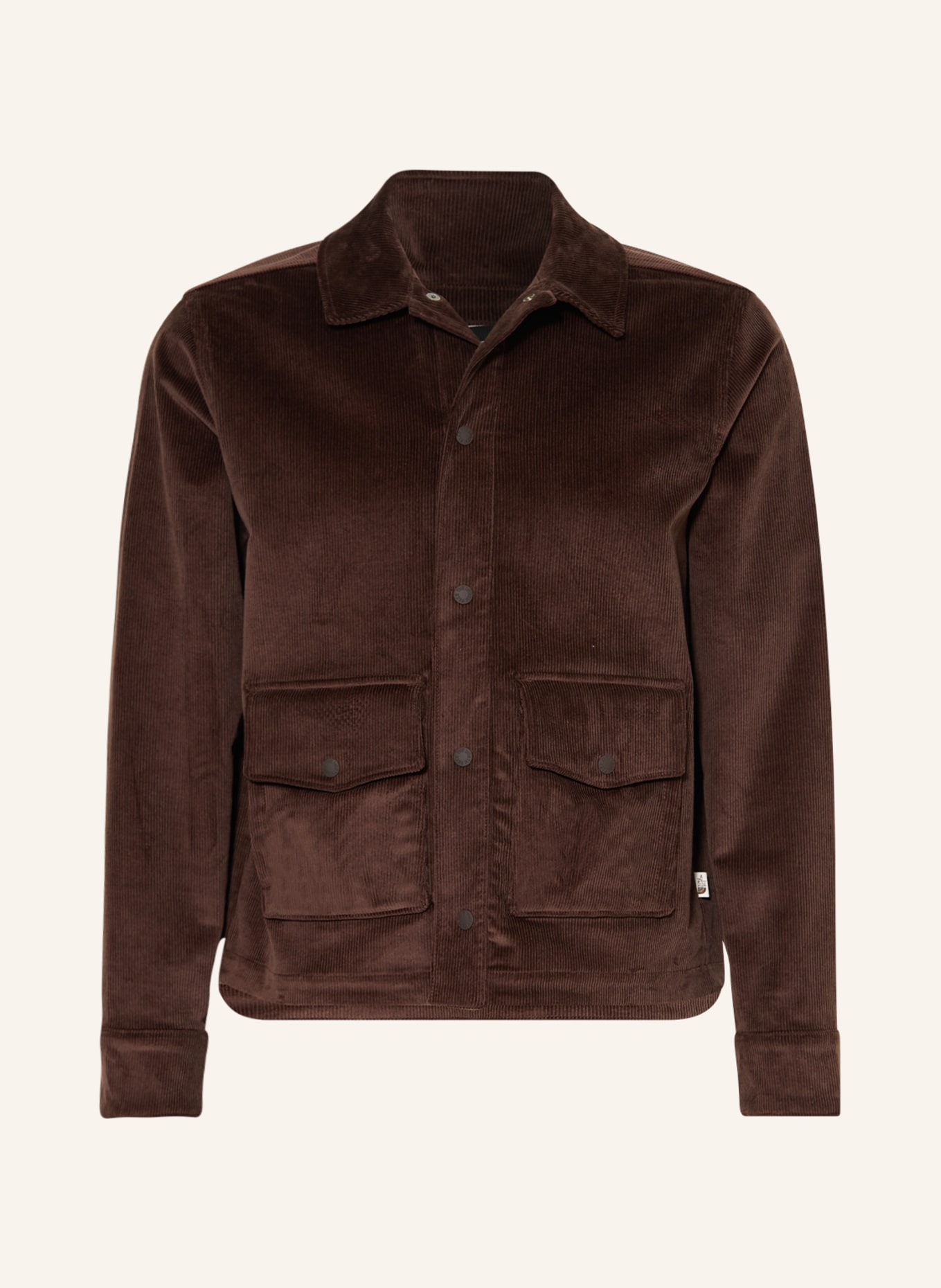 THE NORTH FACE Corduroy overshirt, Color: BROWN (Image 1)