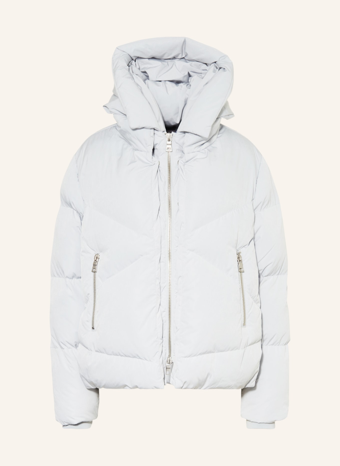 BLONDE No.8 Quilted jacket SIA, Color: LIGHT GRAY (Image 1)