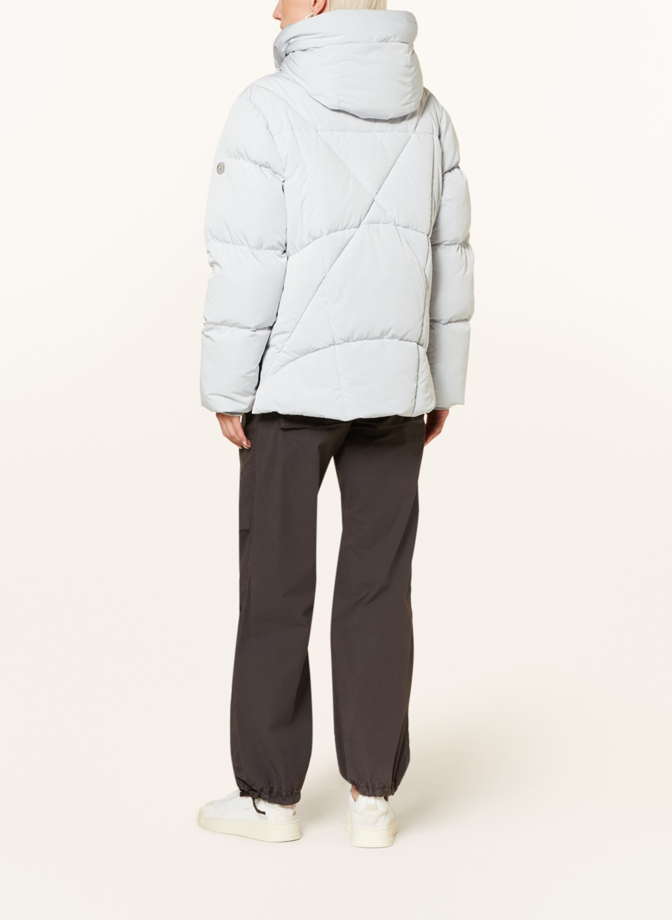BLONDE No.8 Quilted jacket SIA, Color: LIGHT GRAY (Image 3)