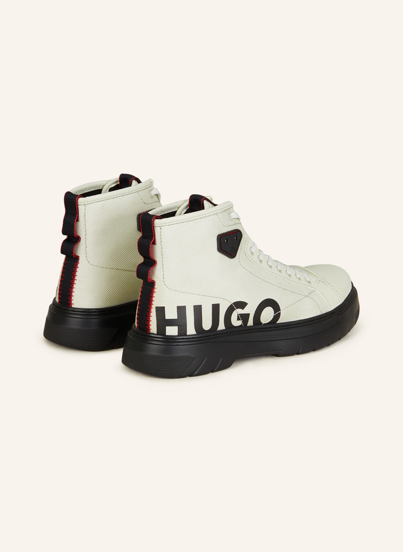 HUGO Lace-up boots URIAN HITO, Color: CREAM (Image 2)