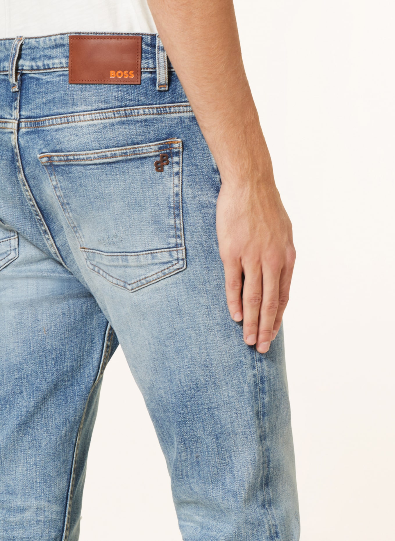 BOSS Jeans DELAWARE Slim Fit, Farbe: 442 TURQUOISE/AQUA (Bild 6)