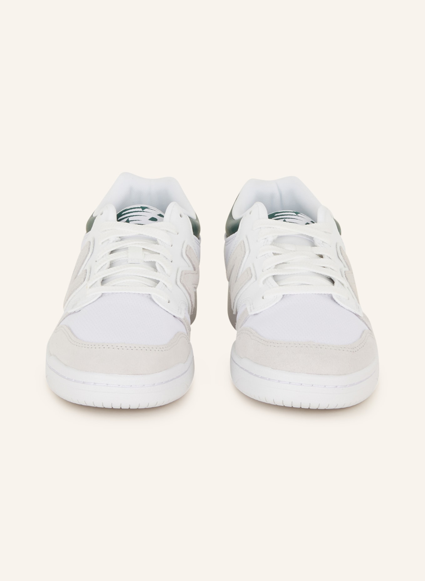 new balance Sneakers 480, Color: WHITE/ GREEN/ LIGHT GRAY (Image 3)