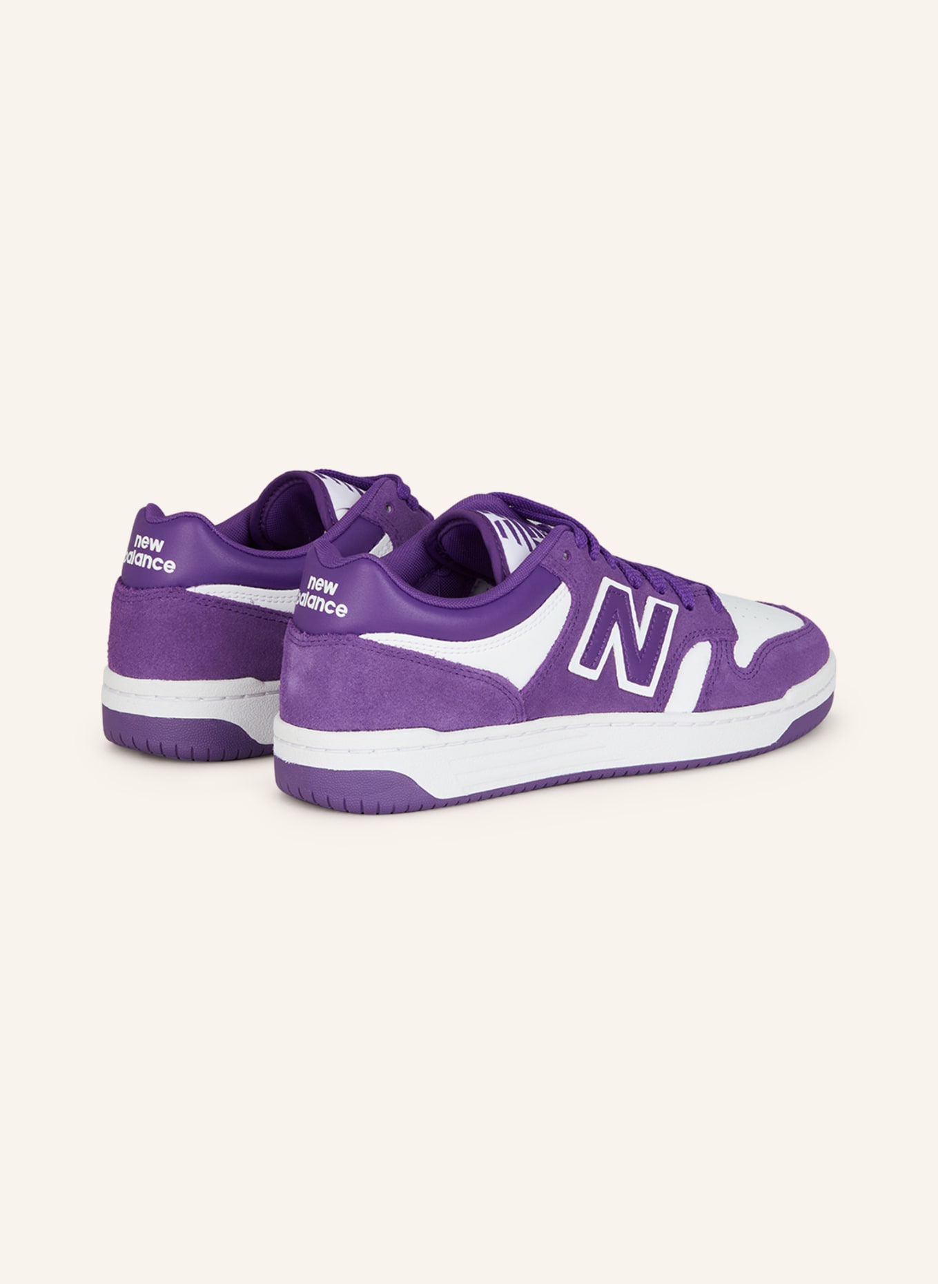 new balance Sneakers BB480LWD, Color: WHITE/ PURPLE (Image 2)