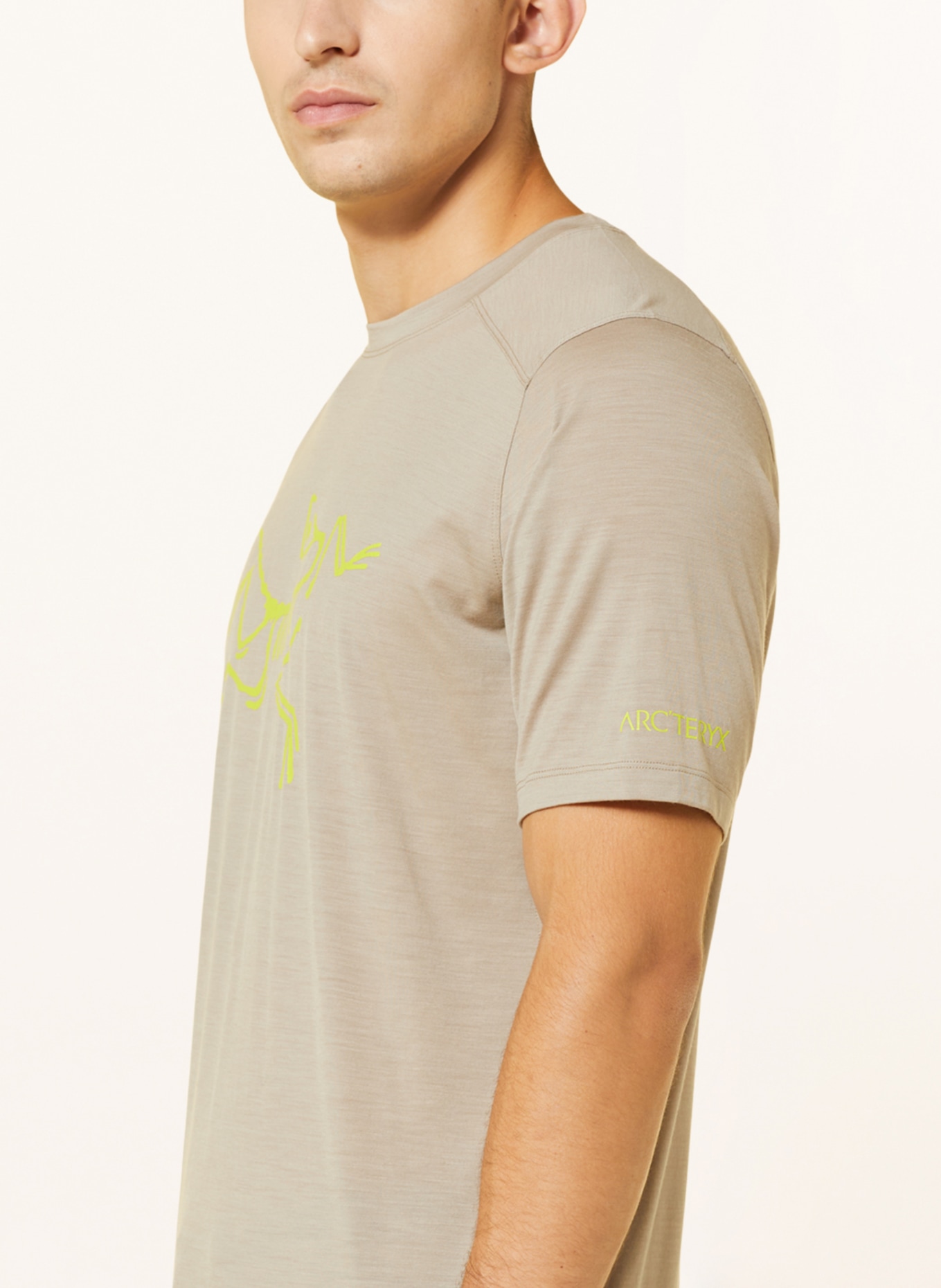 ARC'TERYX T-shirt IONIA, Color: TAUPE (Image 4)