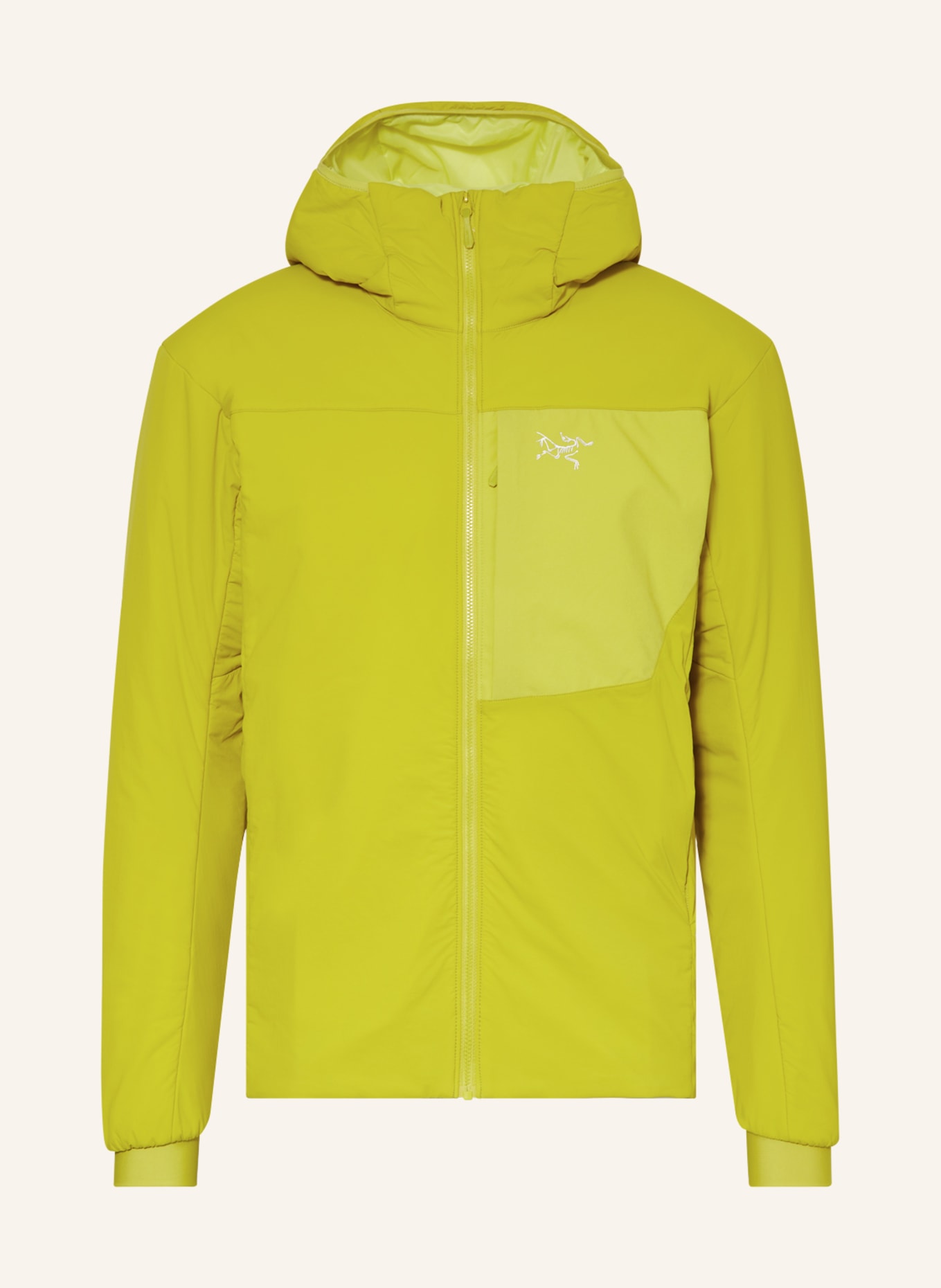 ARC'TERYX Mid-layer jacket PROTON HOODY, Color: LIGHT GREEN (Image 1)